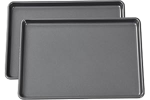 Wilton Easy Layers Baking Sheet Set: Precision-Engineered Cake Pans for Perfect Layering