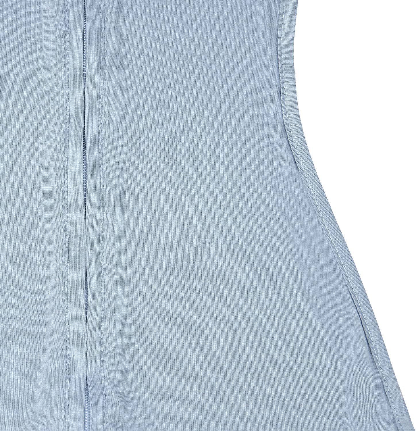 Woombie Eucalyptus Leaf Tencel Sweaddling Blanket - Ultra Soft, Soothing Eucalyptus Fiber Baby Swaddle - Wearable Baby Blanket - Celestial Blue, 5-13lbs