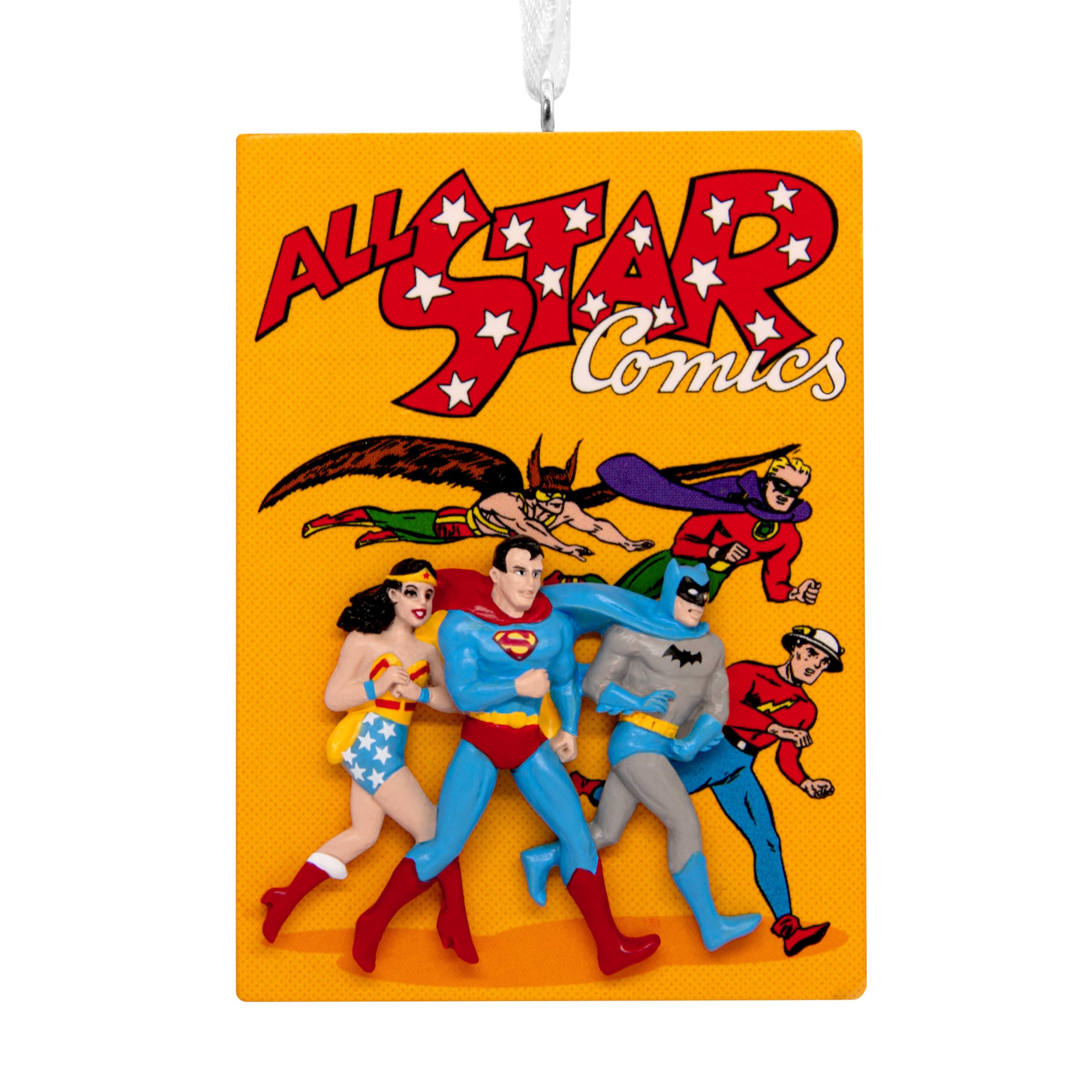 Hallmark DC Justice League Comic Book Christmas Ornament, Super Hero Gifts