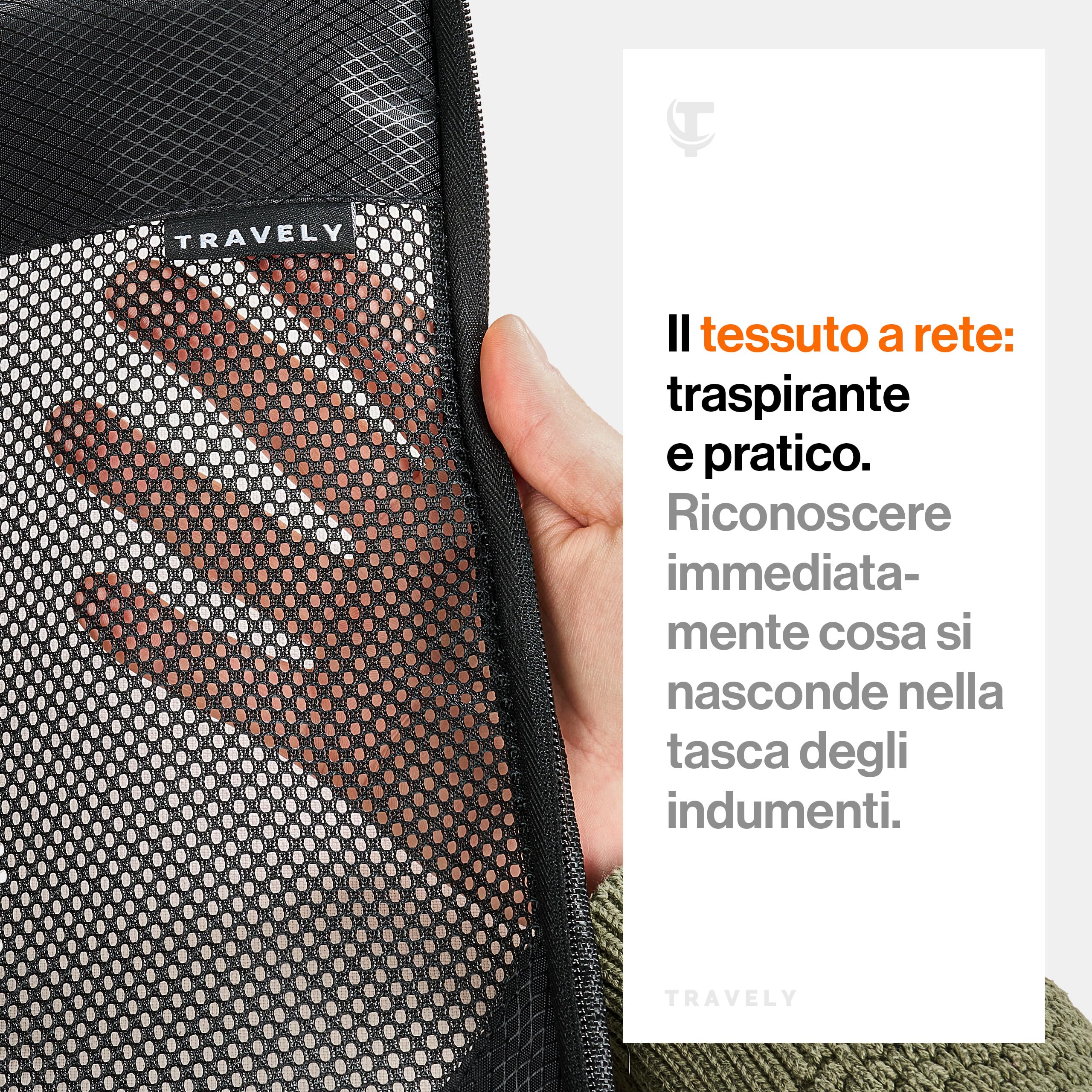 TRAVELY Packing cubes compression - Set da 8 pezzi - organizer valigia compressione - organizer zaino viaggio - organizer valigia compressione - travel organizer