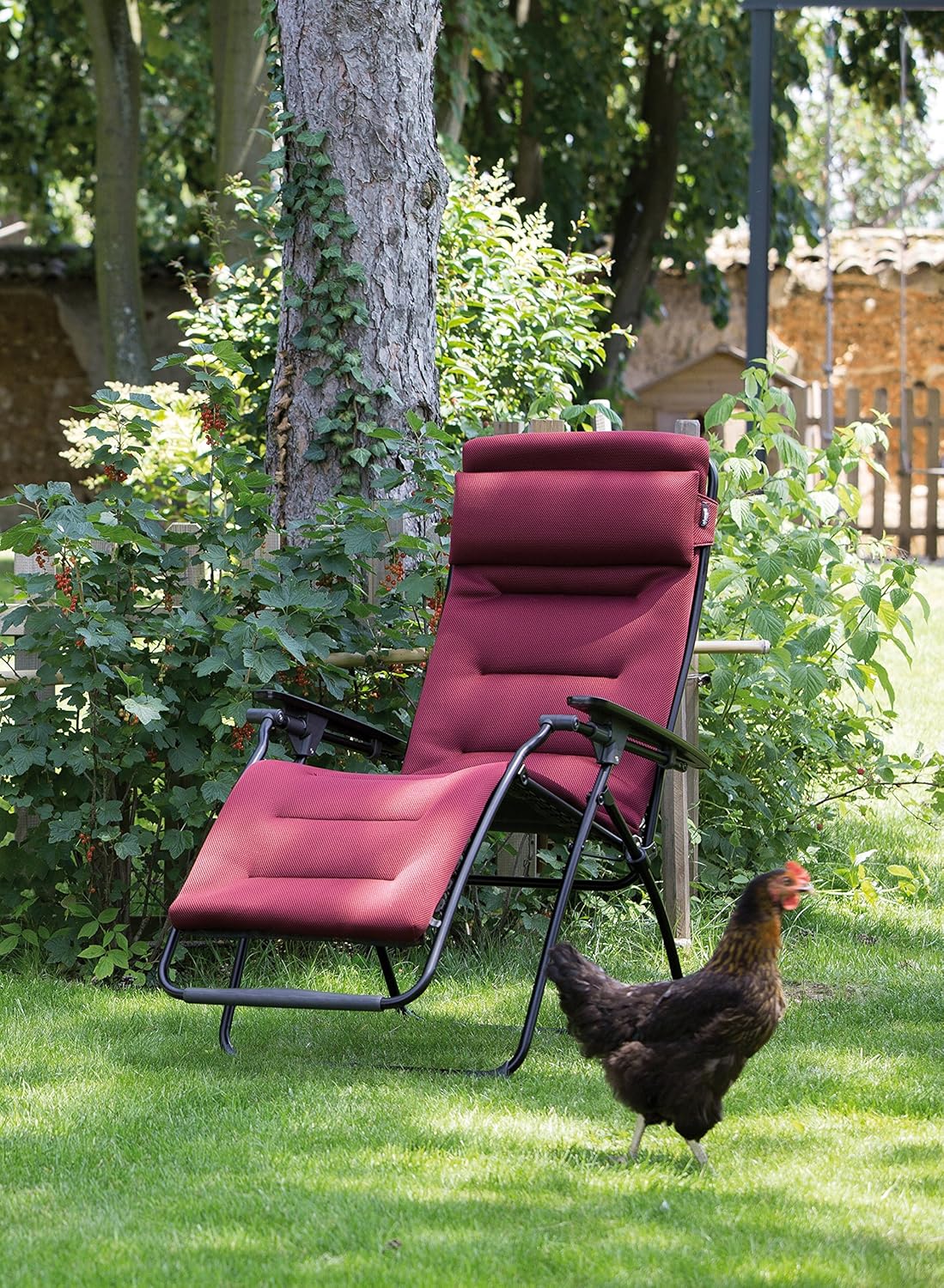 美品 Lafuma ラフマ FUTURA CLIP BAT リクライニングチェア Lafuma