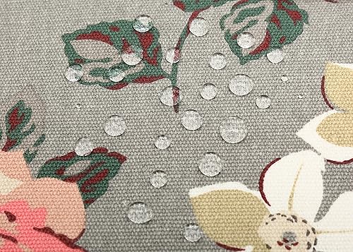 Miniatura 6 de Canvaslife Bolsa de mensajero impermeable con patrón de rosa gris de 15 pulgadas para laptop de 14 pulgadas a 15.6 pulgadas y funda para laptop