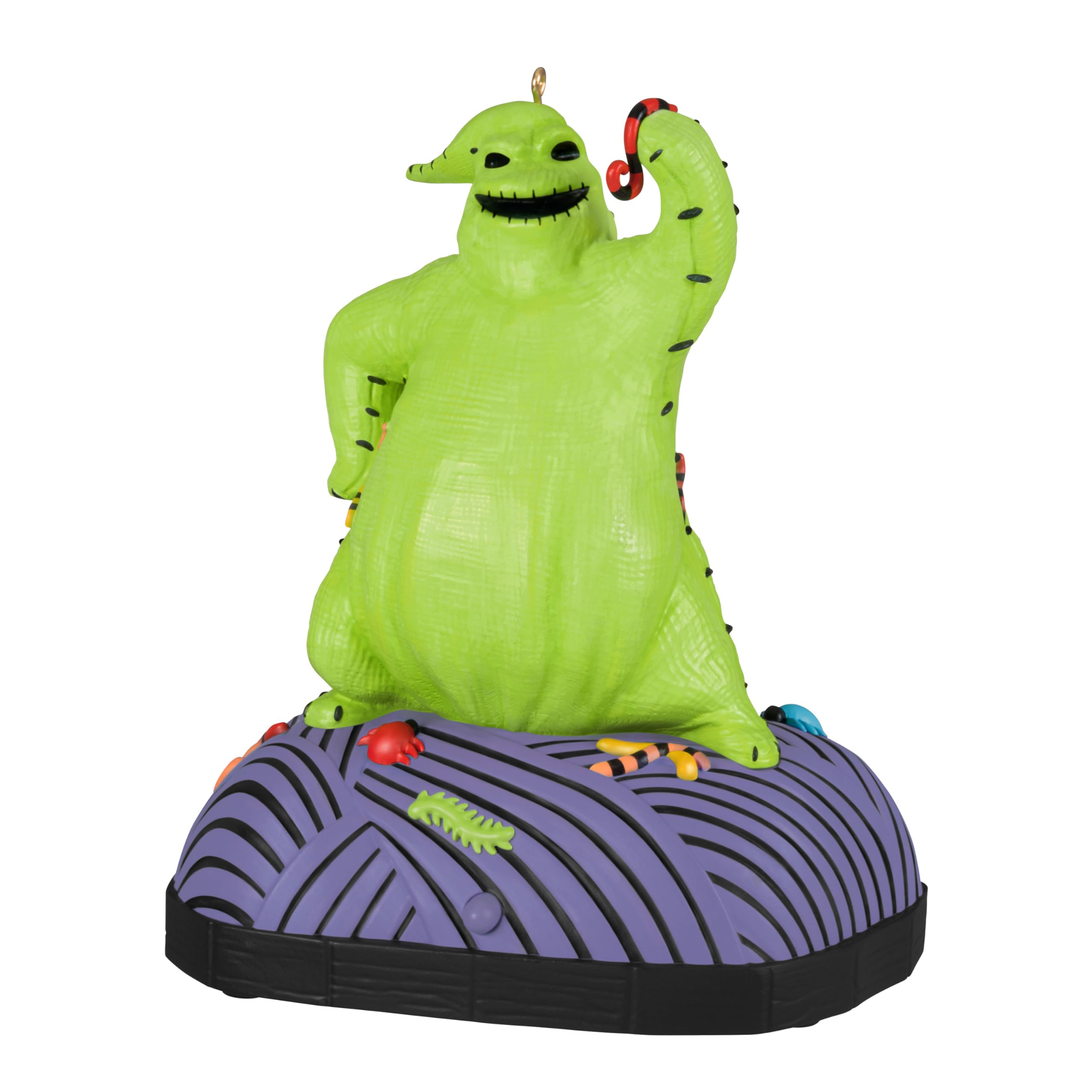 Hallmark Keepsake Christmas Ornament 2024, Disney Tim Burton's The Nightmare Before Christmas Oogie Boogie With Sound and Motion, Gifts for Disney Fans