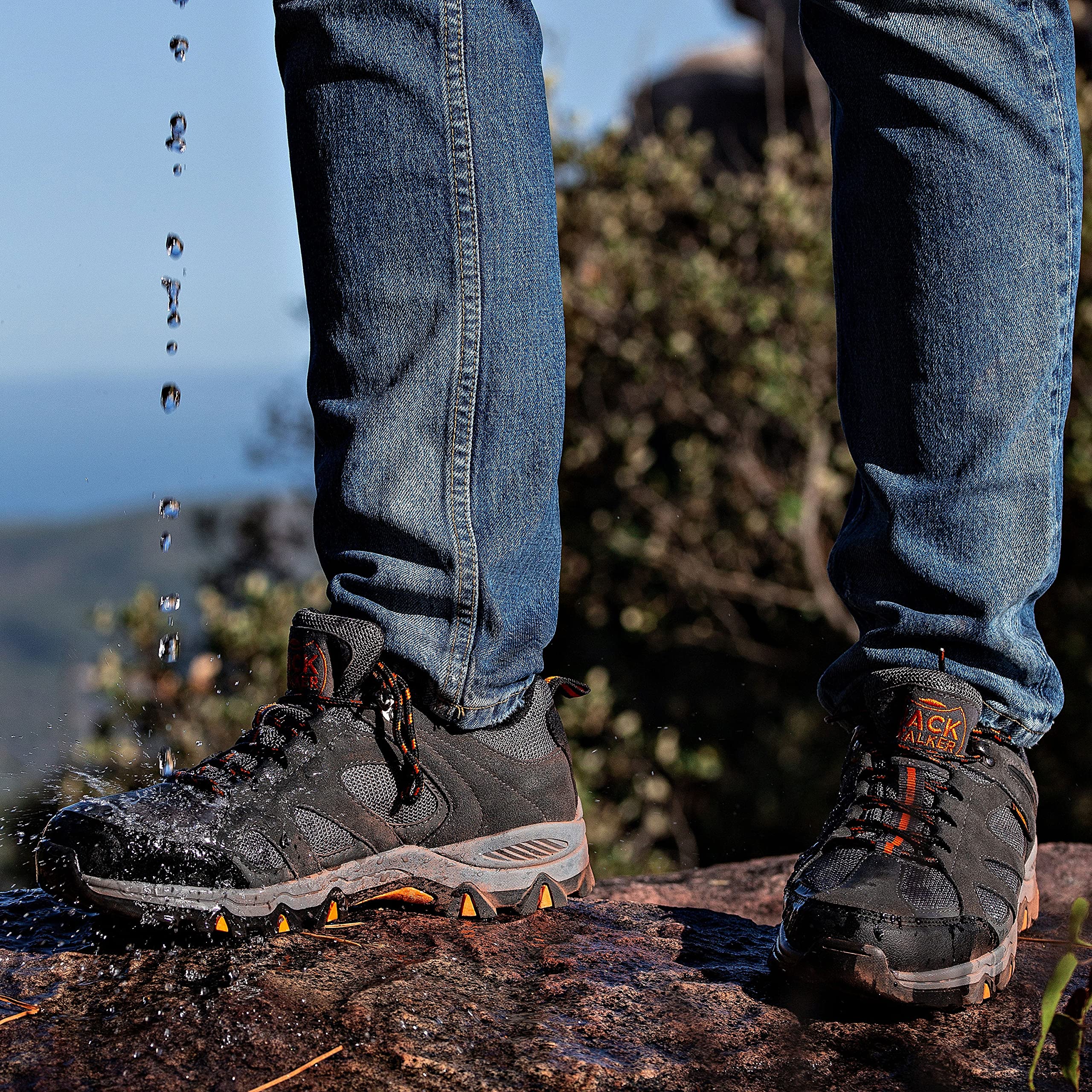 Jack Walker Mens Walking Hiking Waterproof Trainers Comfortable