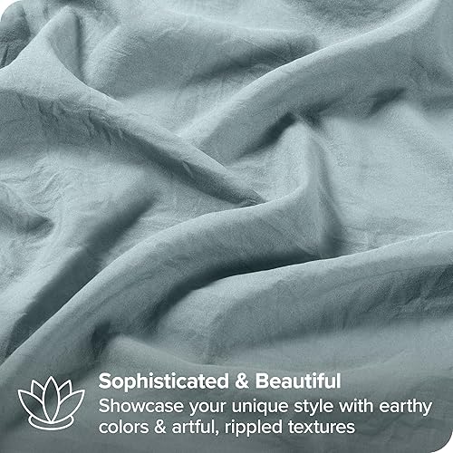 Miniatura 3 de Bare Home - Juego arenado de funda de edredón para cama matrimonial, colección 1800 Premium - Funda fresca de edredón y fundas de edredón