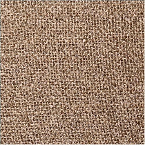 Miniatura 5 de Pantalla rectangular grande de arpillera natural de 8 pulgadas de ancho x 5 pulgadas de profundidad en la parte superior y 14 pulgadas de ancho x 11