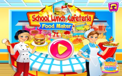 JOGO SCHOOL LUNCH MAKER FOOD COOKING GAMES  JOGO DE FAZER LANCHES PARA  ESCOLA 