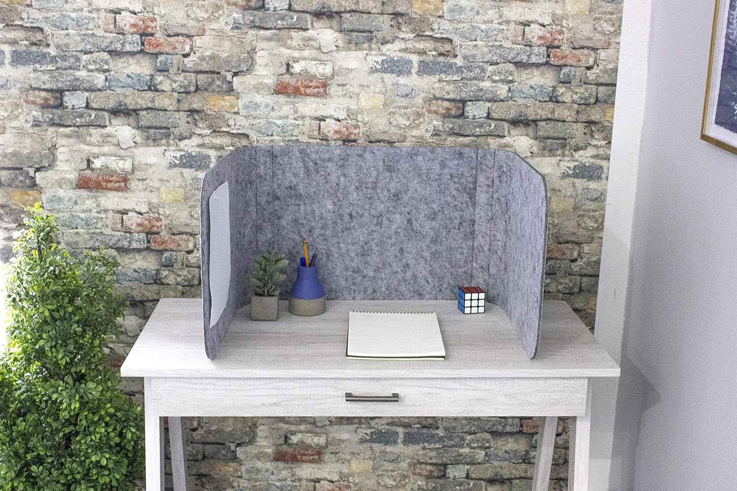 Cove Table Top Space Divider, Sound Absorbing Tackable PET