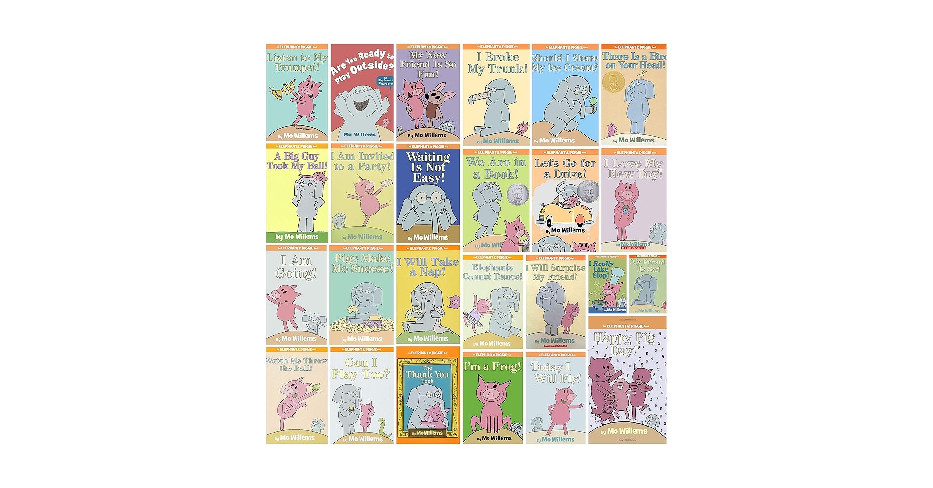 Willems An Elephant & Piggie Book 25冊 Elephant & Piggie Series Entire Complete 25 Books Set