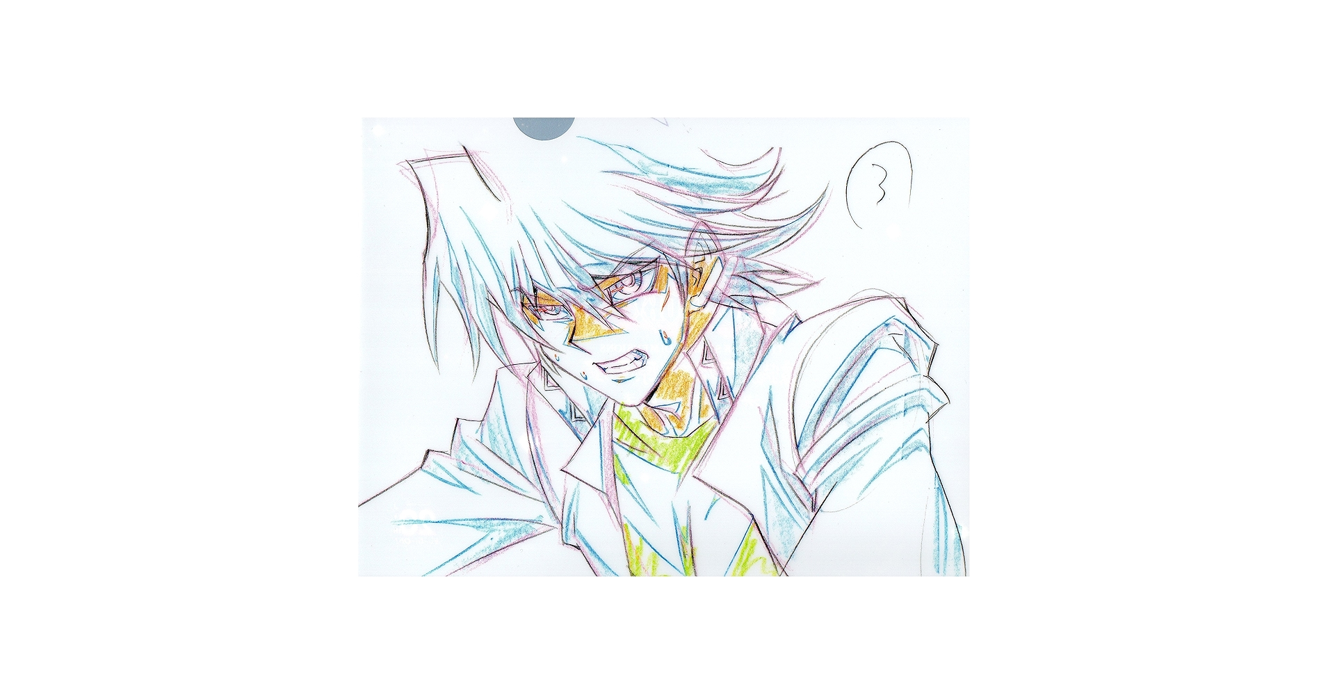 遊戯王　アニメ　原画　城之内 遊戯王 アニメ 原画 城之内 遊戯王城之内克也ムガ