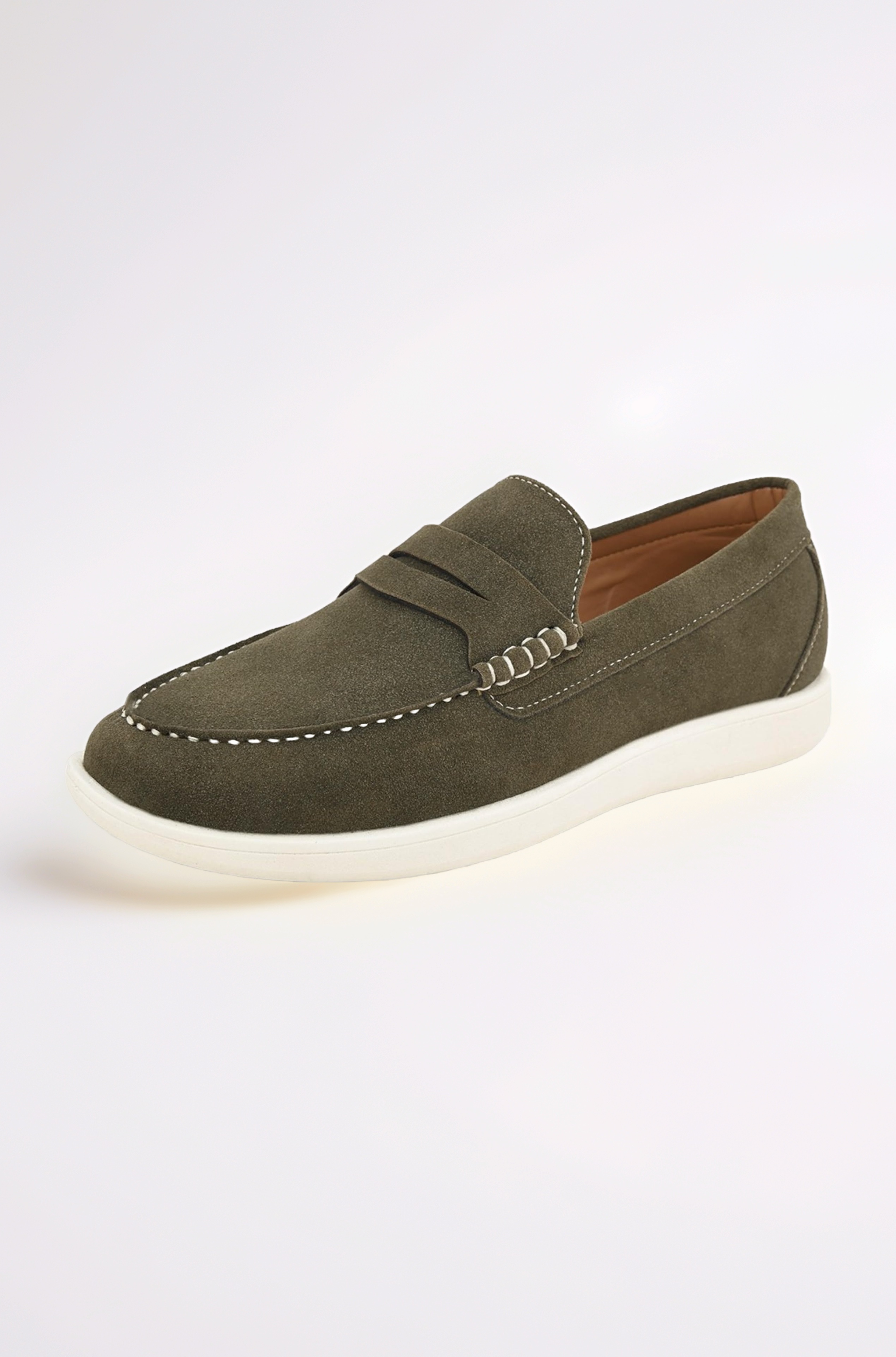 Suede Loafers for Men | Casual Loafer Shoes | Cushioned Penny Loafers