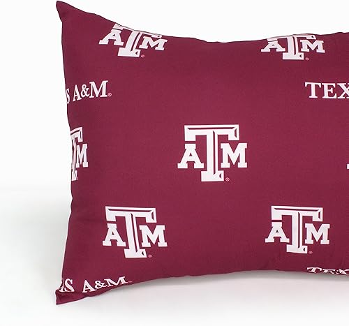 Miniatura 5 de College Covers Everything Comfy Texas A&M Aggies - Par de fundas de almohada, estándar, 20 x 30 pulgadas, incluye 2 fundas de almohada