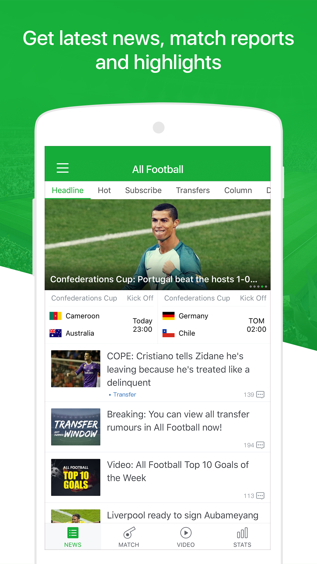 All Football Live Score, News&Highlights App on Amazon Appstore