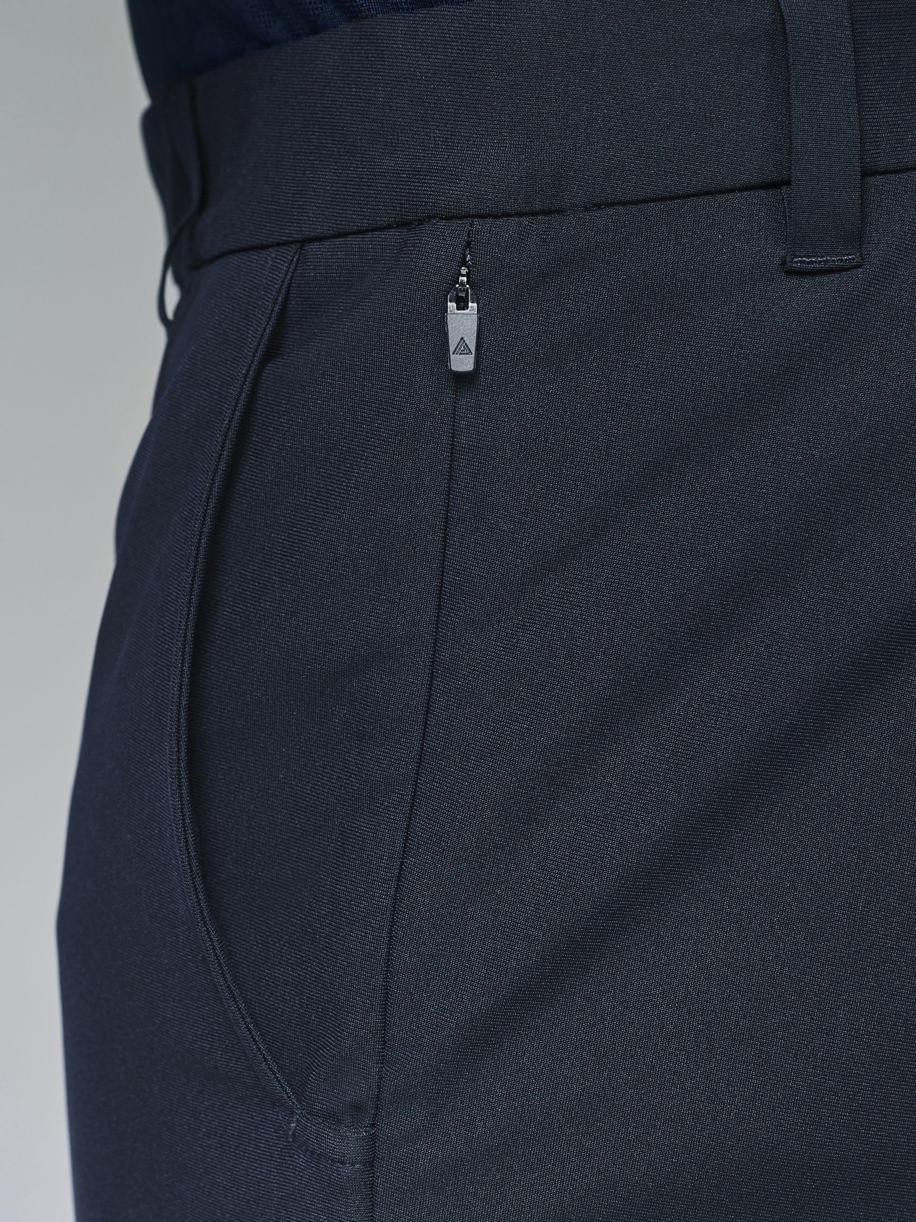 NEXT Homme Pantalon de Golf Active | Coupe standard, Taille mi-haute, Fermeture boutonnée, Jambe droite