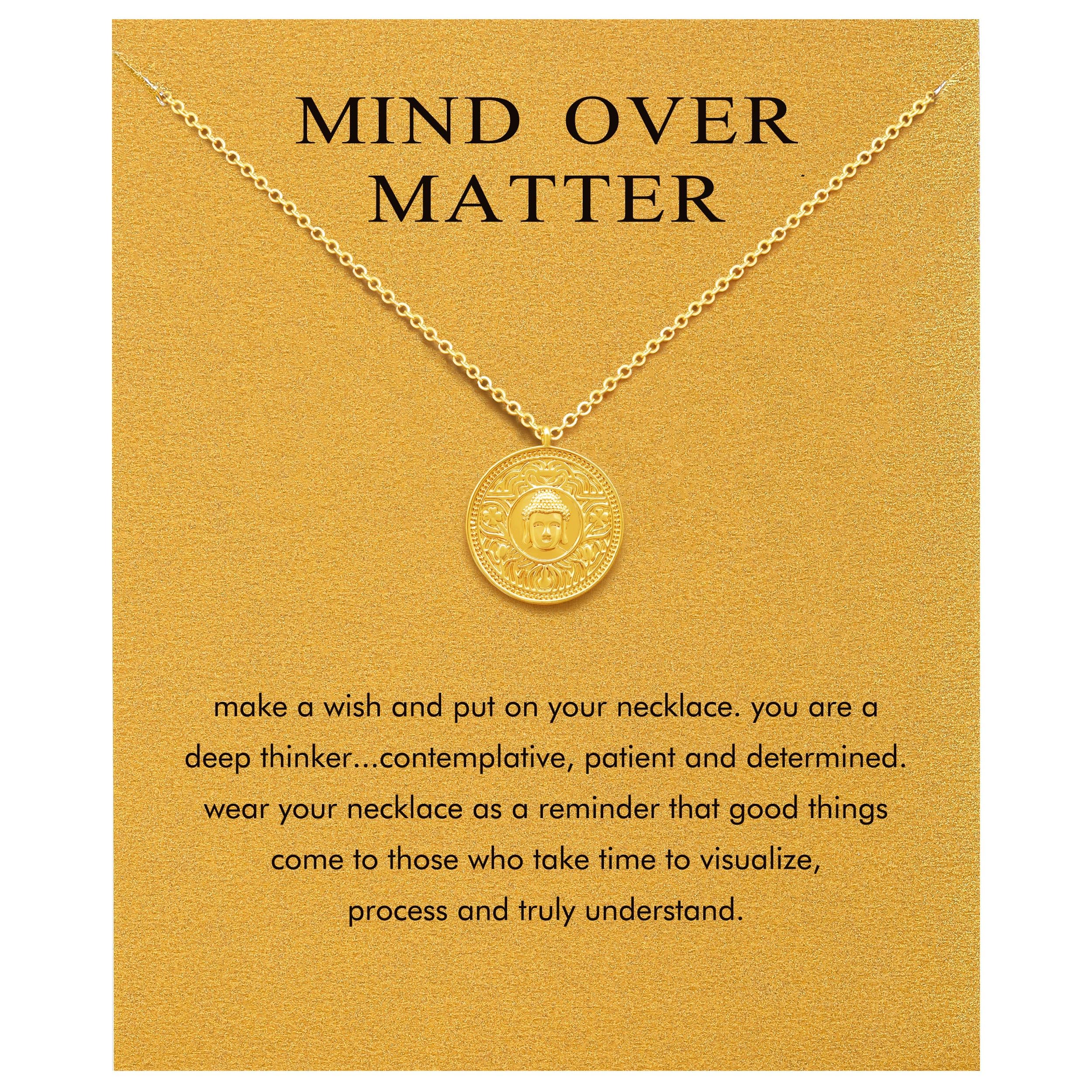 Golden Necklace for Women Virgin Mary Angel Butterfly Necklace Sister New Mom Friendship Necklace Birthday Christmas Gift