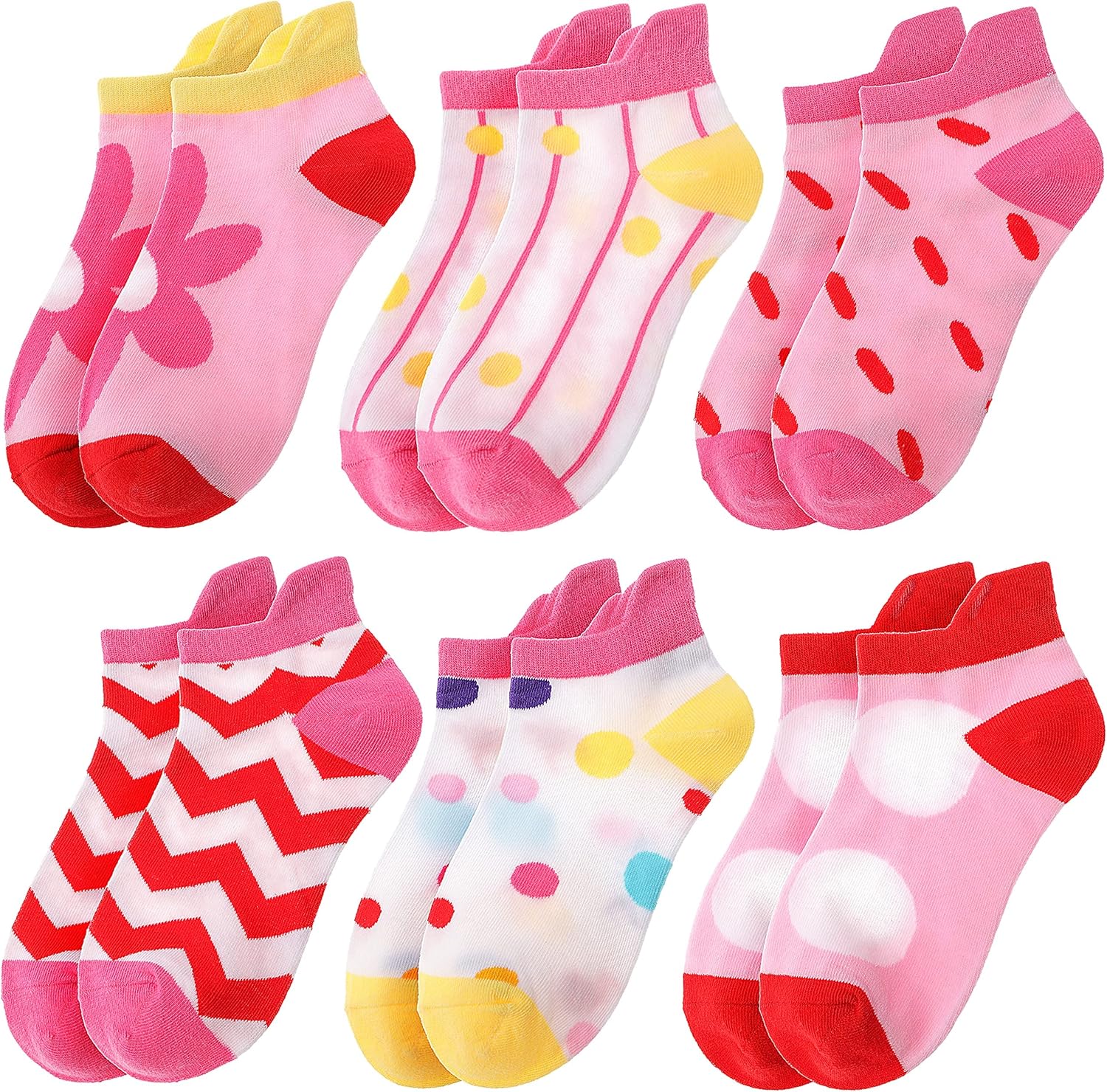 Anlisim Kids Girls Toddler Unicorn Ankle No Show Socks Fashion Novelty Cotton Silly Socks 6 Pairs