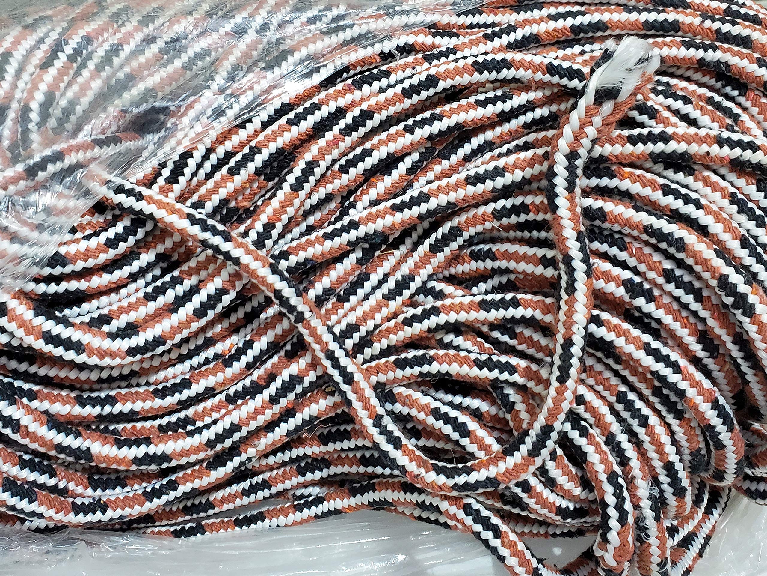Pure Source India Cloth Line For Drying, Nylon Braided Cotton Rope, 20 Mtr (Multicolour) 4