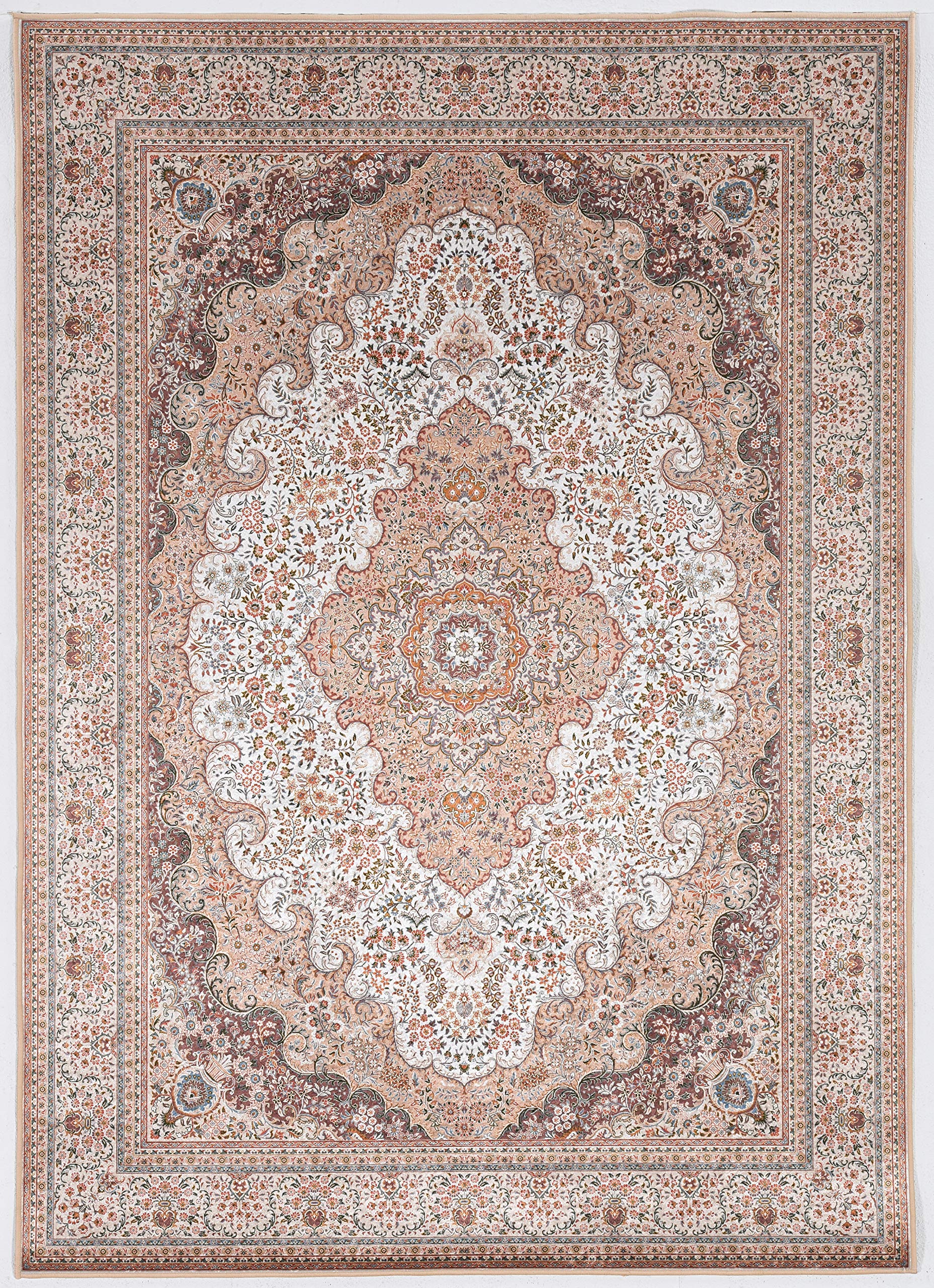 Linon Home Decor Products Honora Kershaw Ivory Gold 22 x 32 Accent Rug