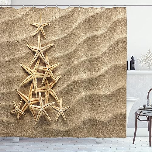 Miniatura 9 de Creative Bath cortina de regadera en tela impermeable con pintura en estéreo, de 72 x 72 pulgadas Verde Blanco Marrón,Verde Rojo Bronceado,Verde