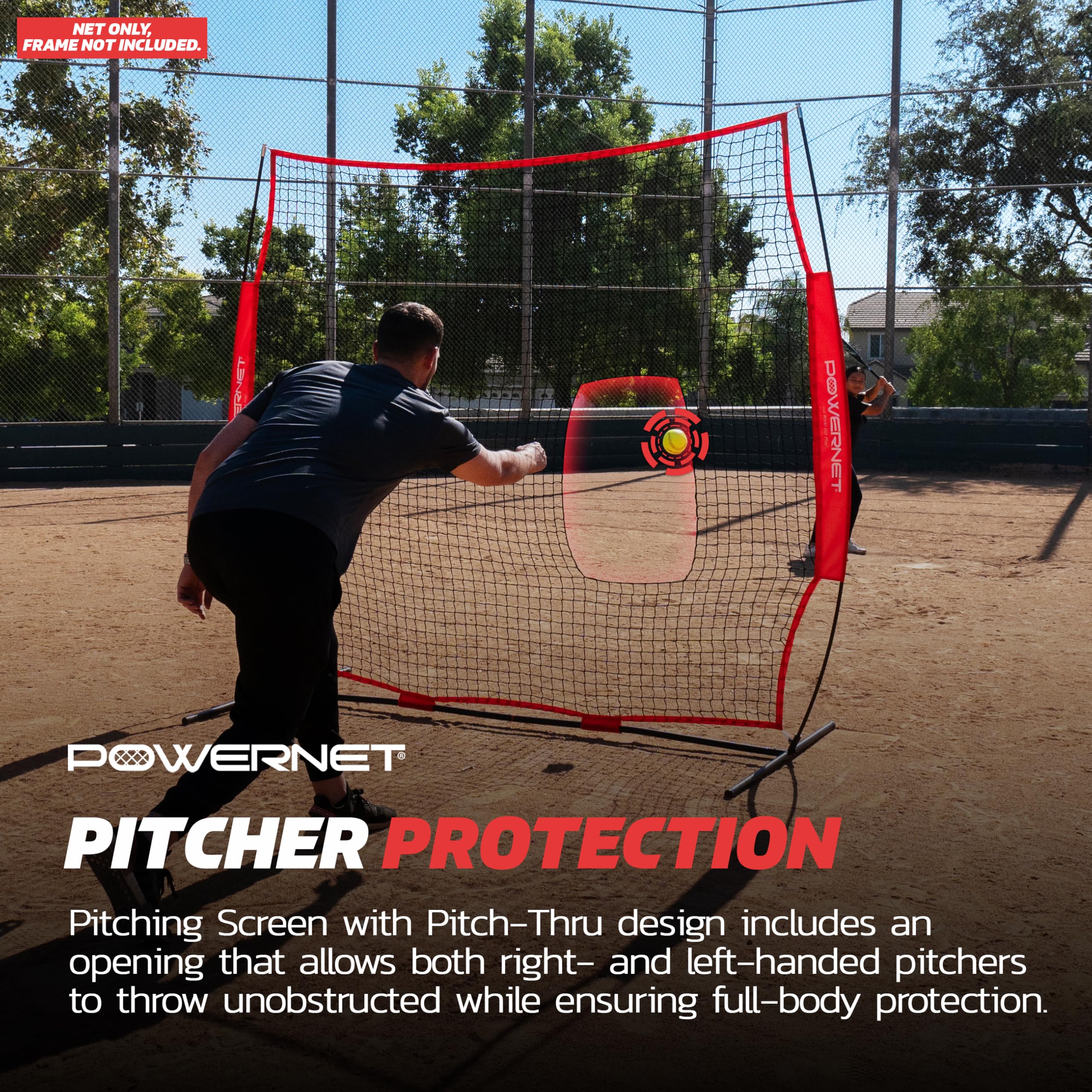 VEVOR Filet d'Entraînement de Baseball Softball 507x312 cm, Filet de VEVOR Filet d'Entraînement de Baseball Softball 507x312 cm, Filet de