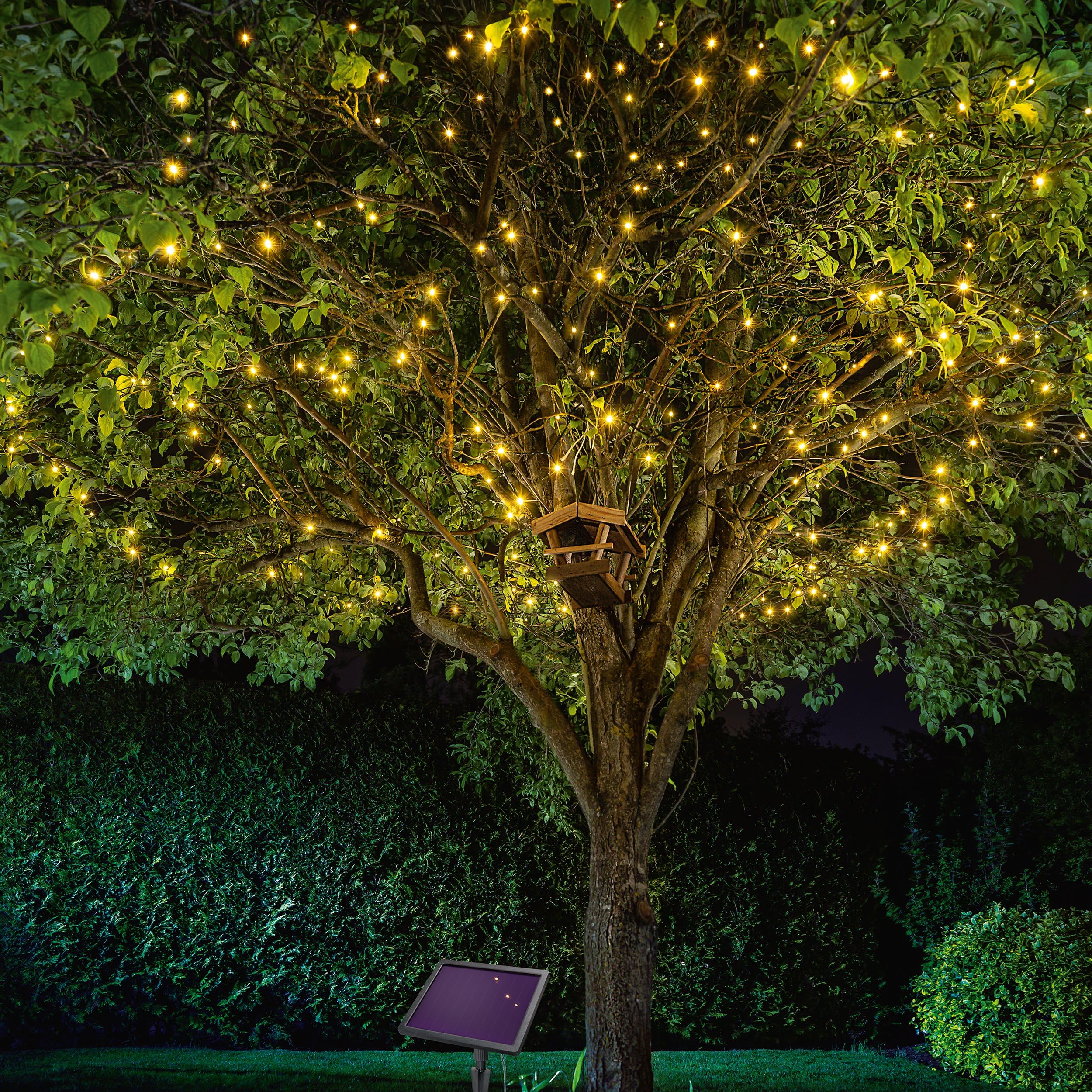 Esotec Solar Lichterkette Outdoor Gartenbeleuchtung Solarkette außen 102570