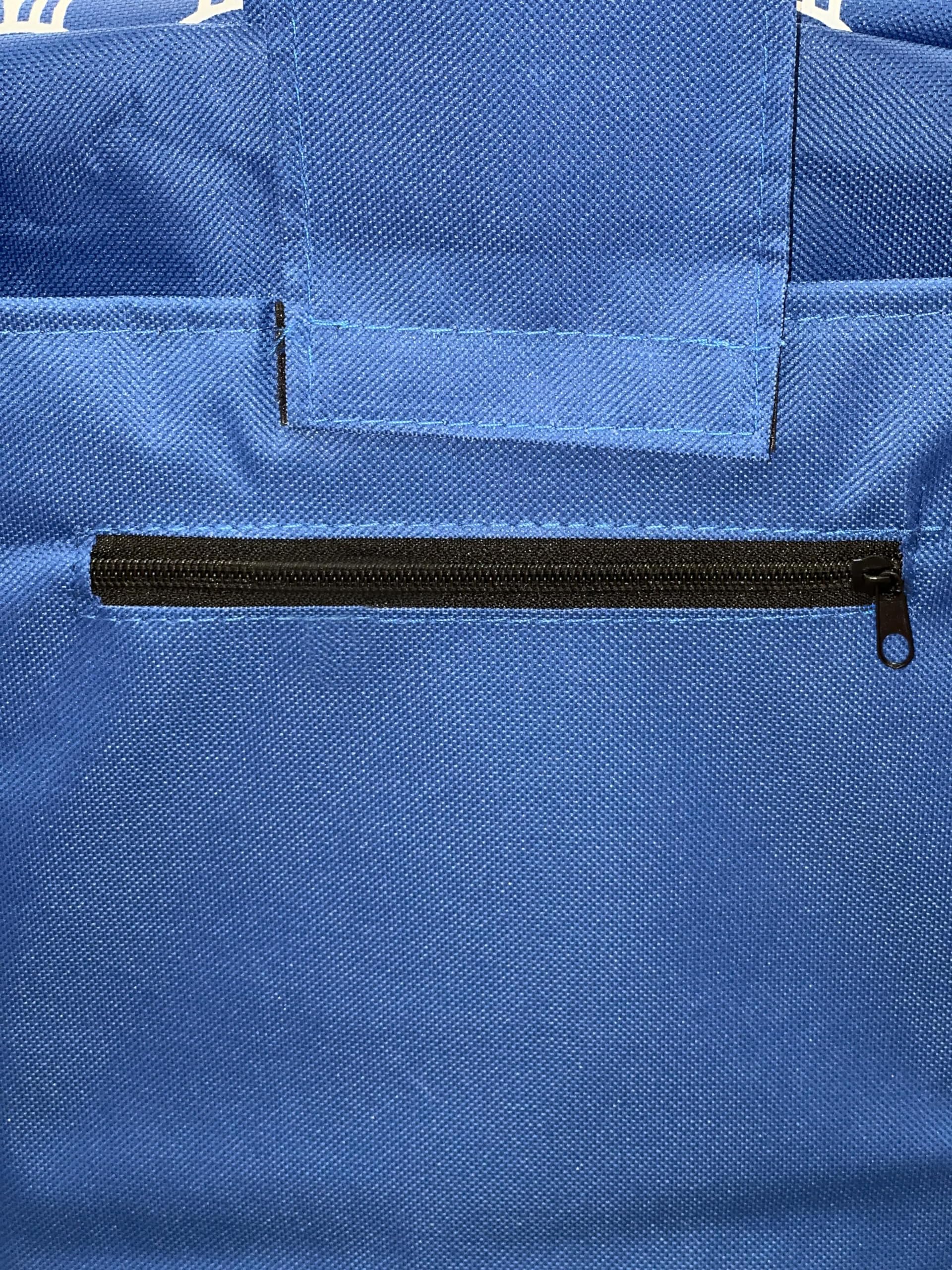Carrello Spesa Pieghevole Leggero Con 2 Ruote Grandi | 20 kg Di Carico e 35lt Di Capacità | Colore Blu | Per La Spesa Quotidiana | Maniglie Antiscivolo E Tasca Per Oggetti