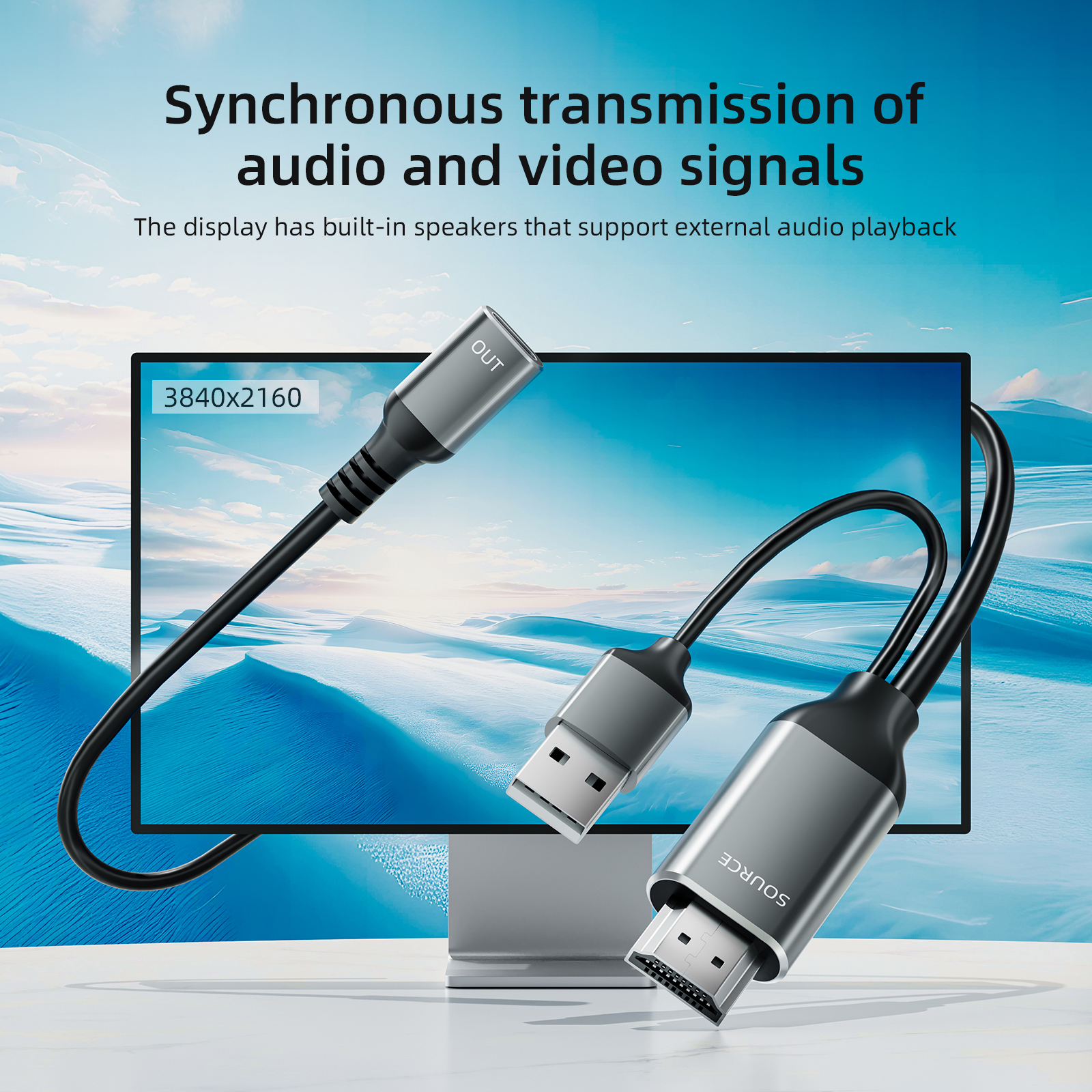 Amazon.com: NEXHYPE HDMI to USB-C Female Adapter with Power 4K