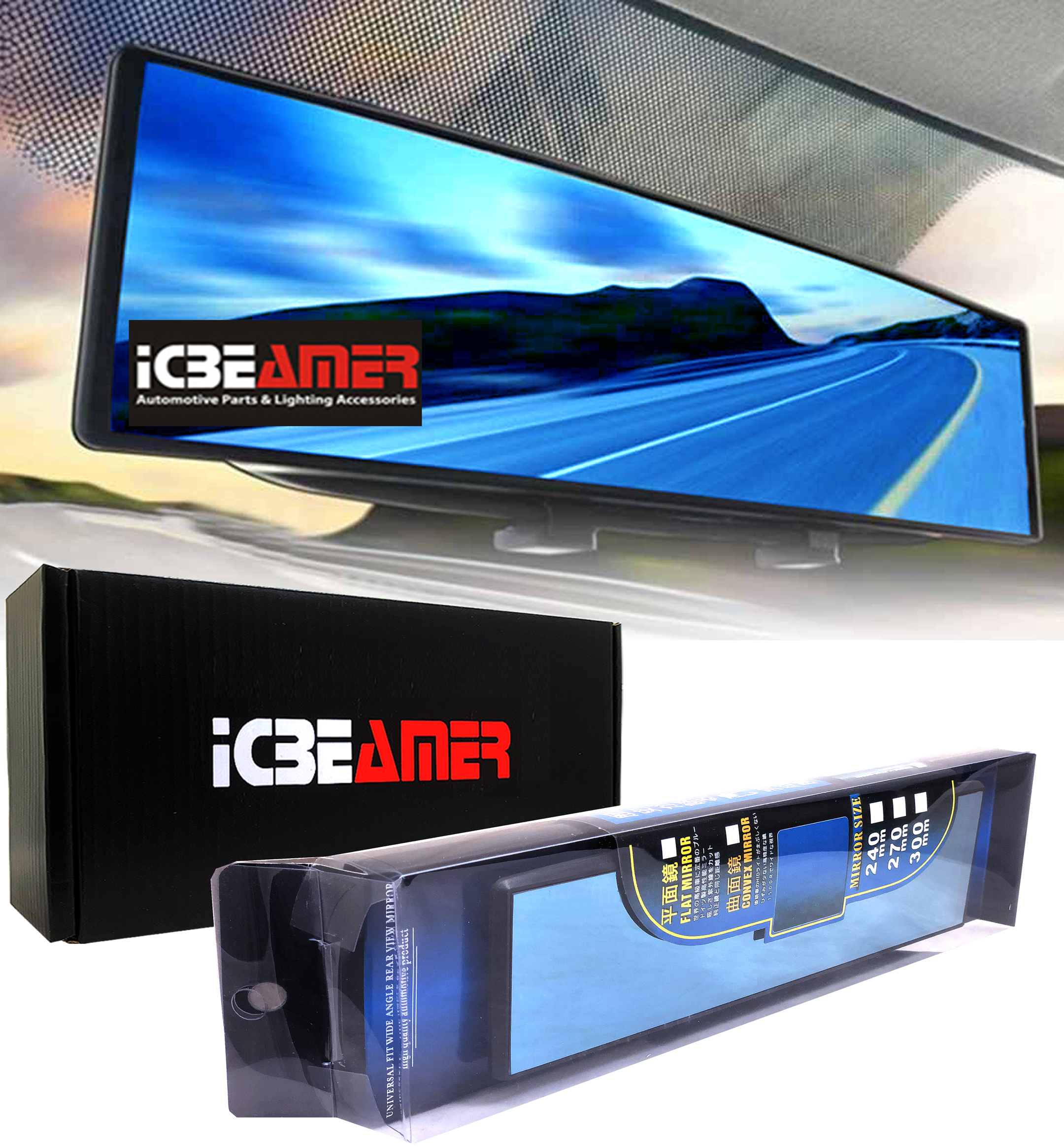 6 ICBEAMER+240mm+Convex+Surface+Mirror