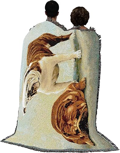 Miniatura 3 de Pure Country Weavers Manta con texto en inglés "I Said I was Sorry Bulldog por Bob Christie", regalo para los amantes de los perros, manta de tapiz