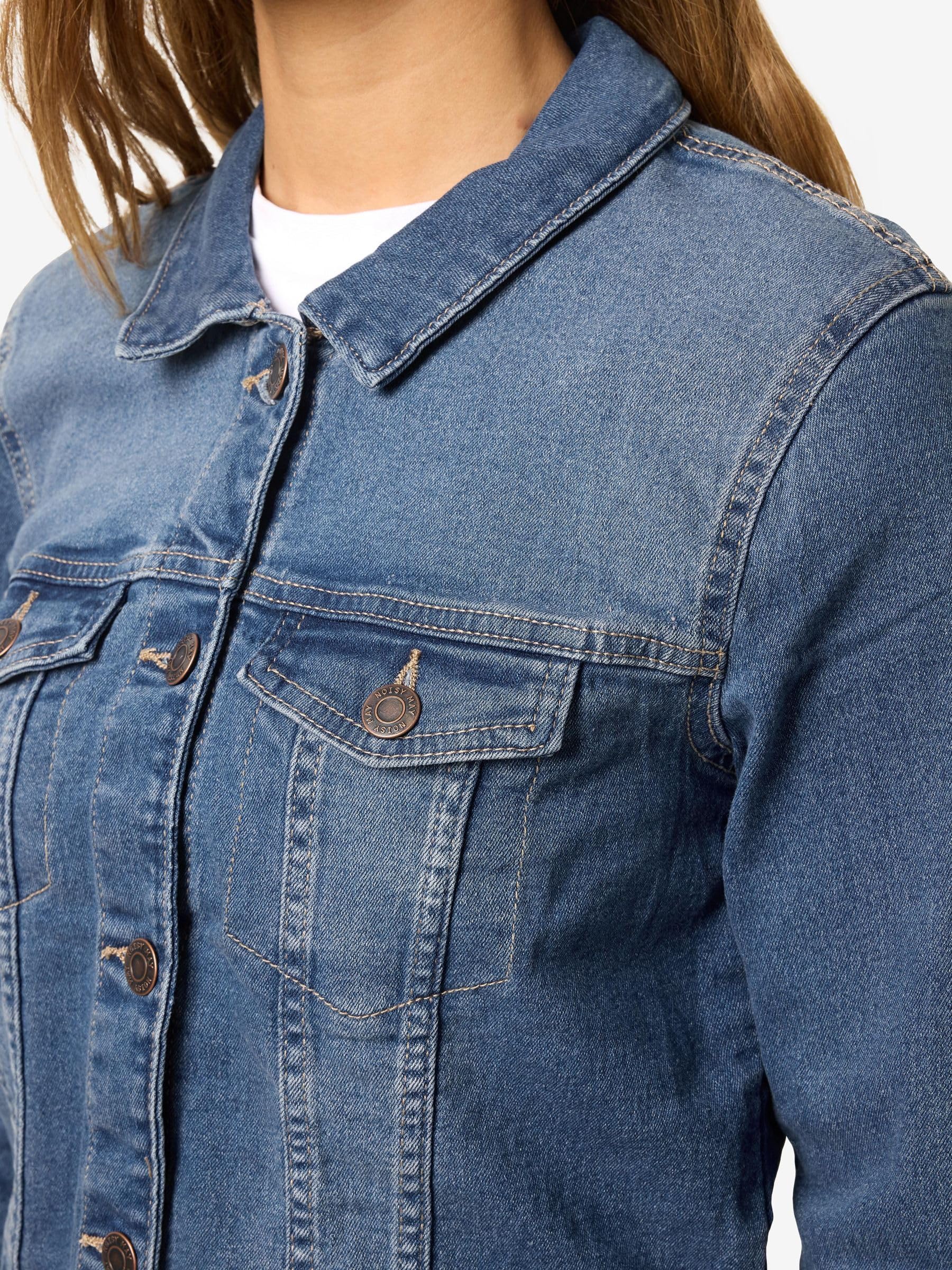 NOISY MAY Debra Denim Mujer Chaqueta Tejana Azul