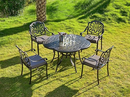 Miniatura 3 de ARTPLAN Juego de 4 cojines para sillas de comedor y exteriores, cojines cuadrados de repuesto con lazos, 18.5 x 16 x 3 pulgadas, gris oscuro