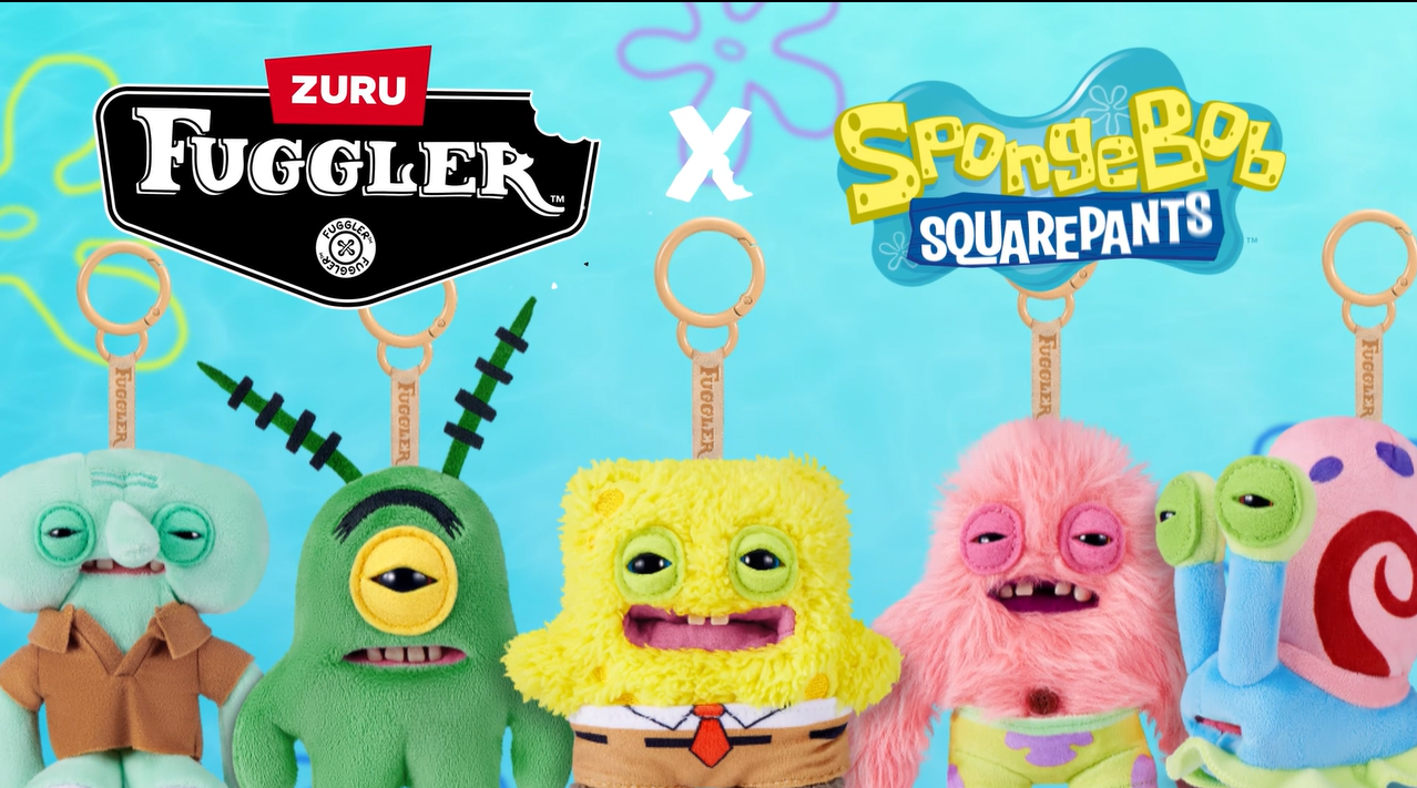 Amazon.com: Fuggler Spongebob 5-inch Licensed Keyring Assortment 5