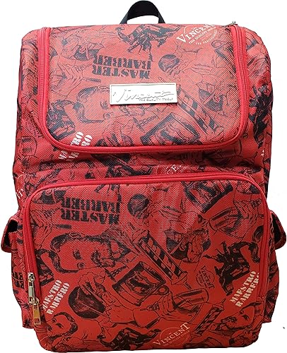Miniatura 2 de Vincent Master Backpack Travel Stylist Barber Bag (rojo), Rojo -, Classic