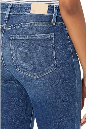 Paige Womens Cindy Transcend Vintage High Rise Cropped Straight Leg JeanJeans