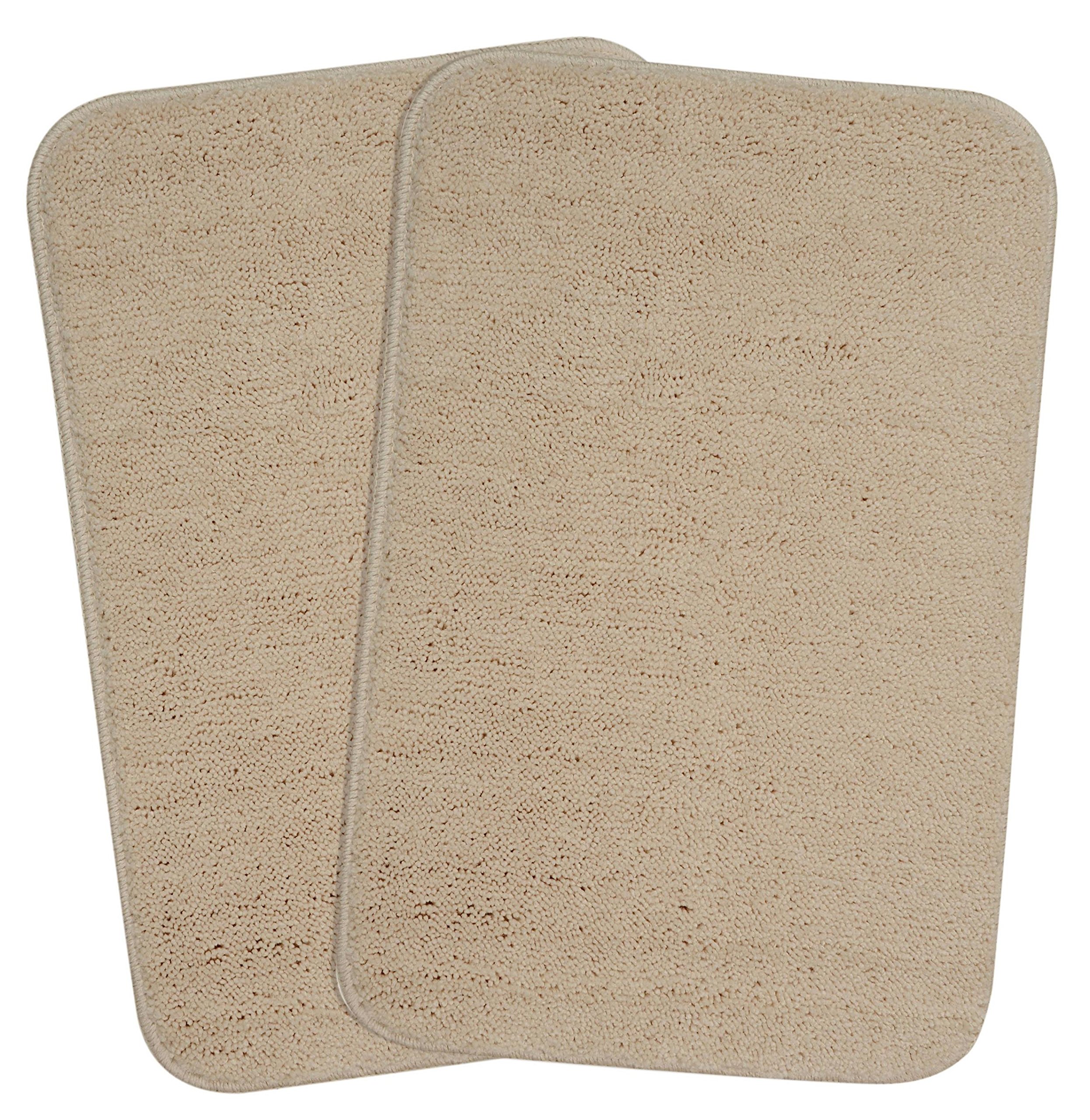 Saral Home Microfiber Anti Skid Multipurpose Durable Bathmat For Living Room Kitchen Lobby Outdoor Entrance 235X50 Cm Beige