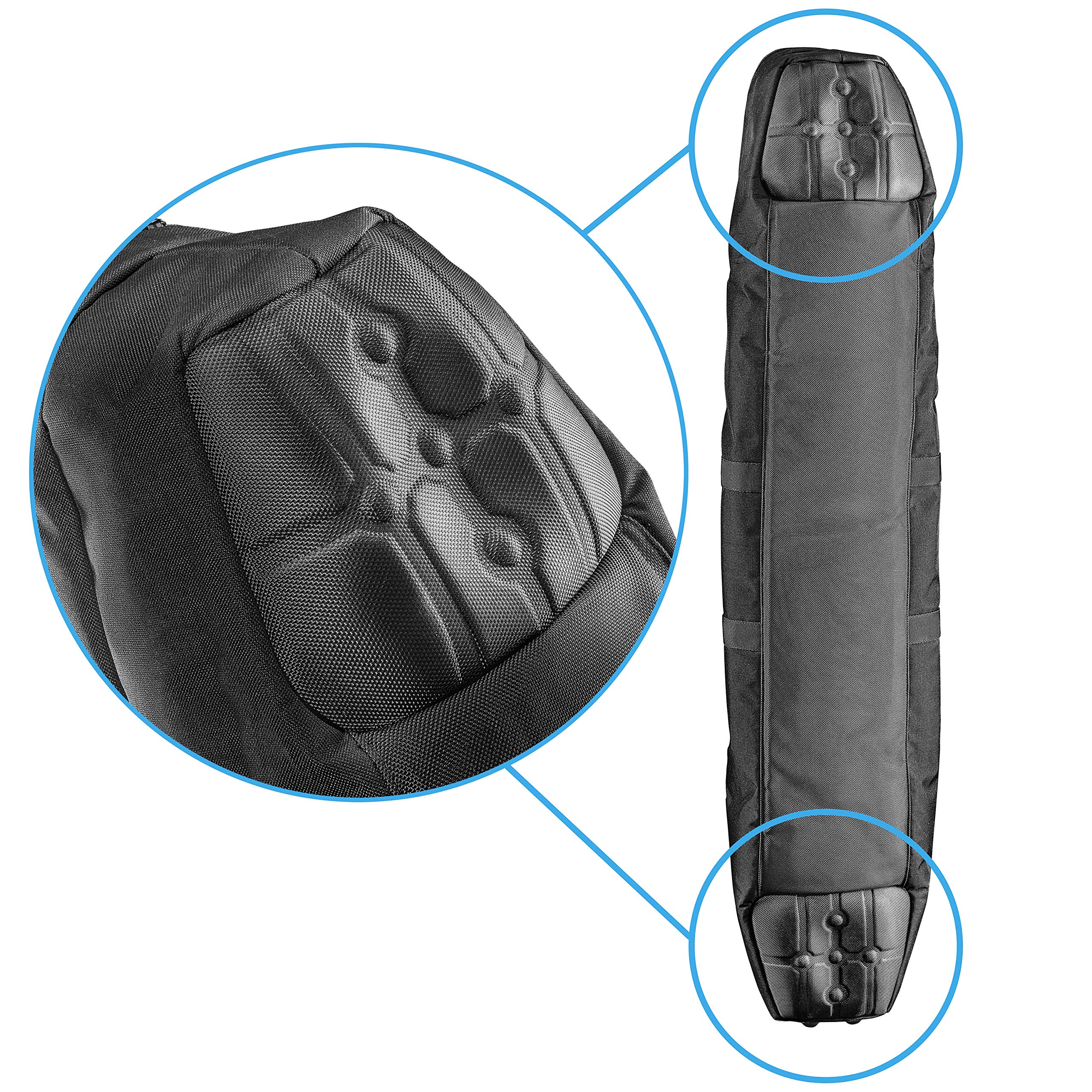 Walimex Pro Guardian Studiotasche – 1100 x 220 x 220 mm – Tasche für Foto Equipment – mit Trenner, Polsterung, Gurt und Reißverschlüssen – Perfekter Schutz für Studioblitze und Kameras