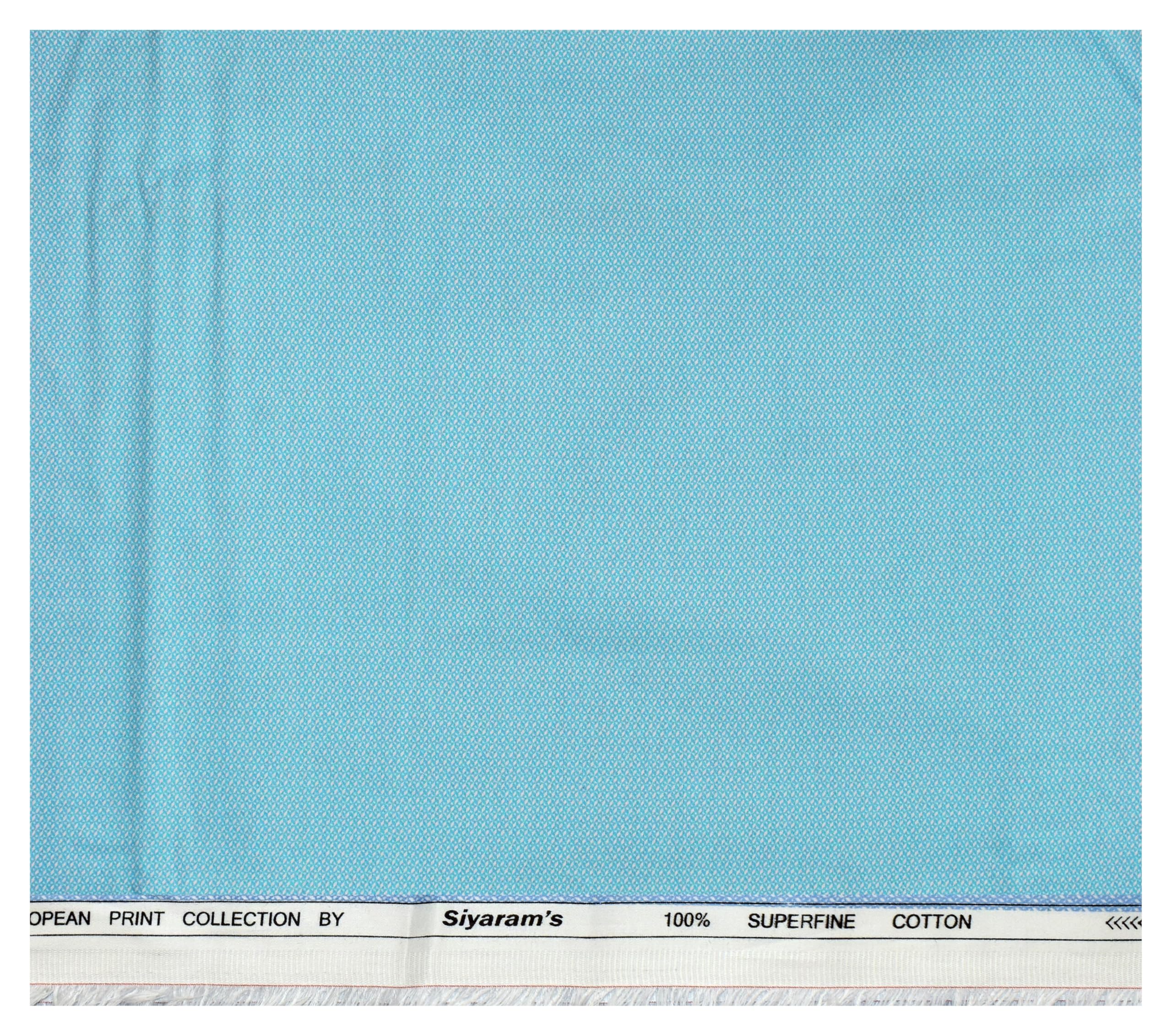 siyaram's 100% SUPERFINE COTTON BLUE COLOURED PRINTED UNSTITCHED SHIRT FABRIC -1.6 METRES - AN ASHA ASTHRALAY PRODUCT - AV1095-picture-12