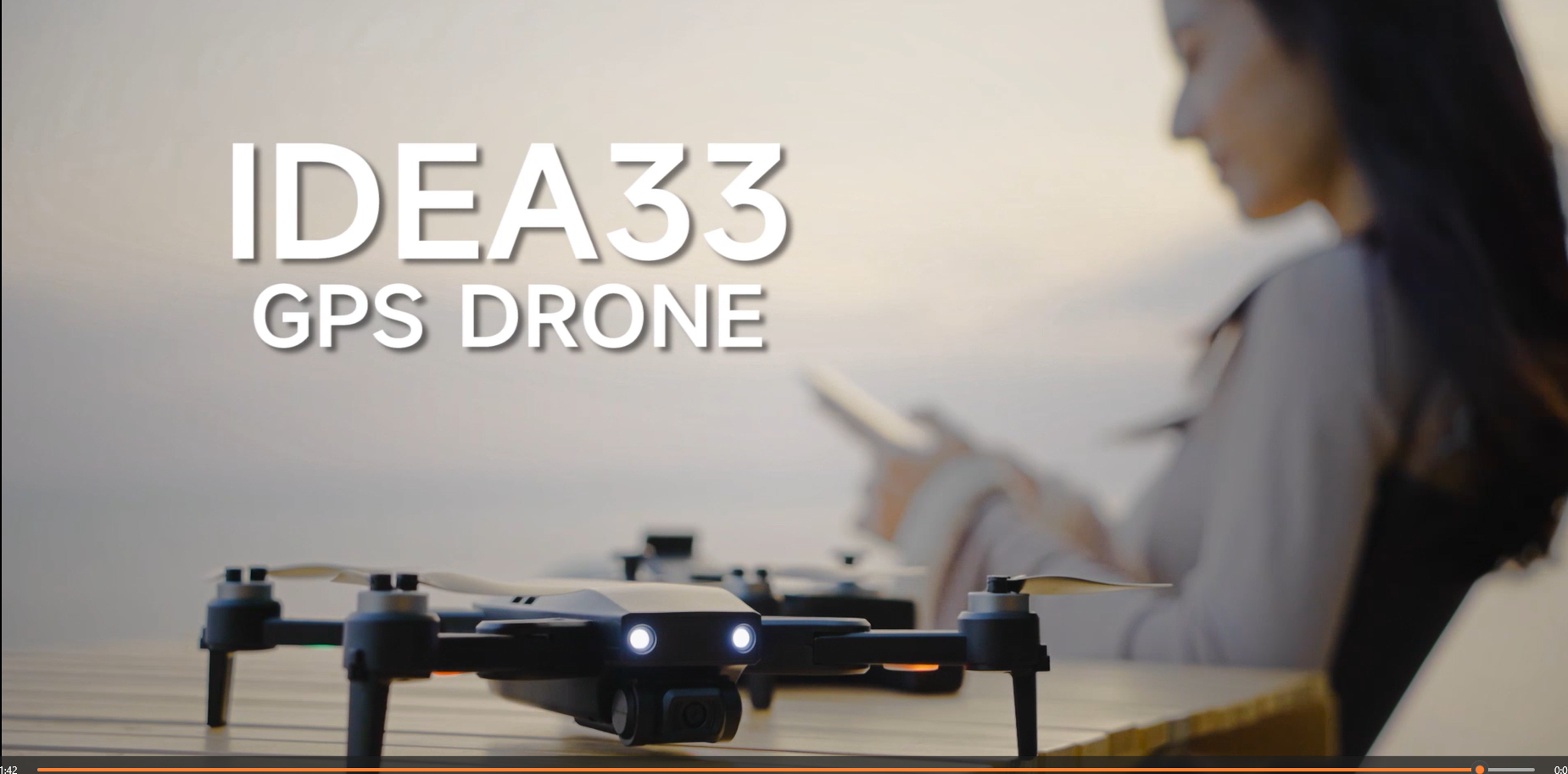 LE-IDEA Drone Con Telecamera 4K Per Adulti, Schermo LCD 4,5", GPS, Follow Me, Volo Waypoint, Motori Brushless, IDEA36LCD Per Principianti