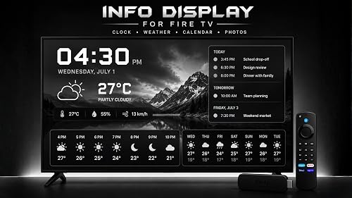 Standalone Info Display: Horloge, Météo & Photos – vue 9