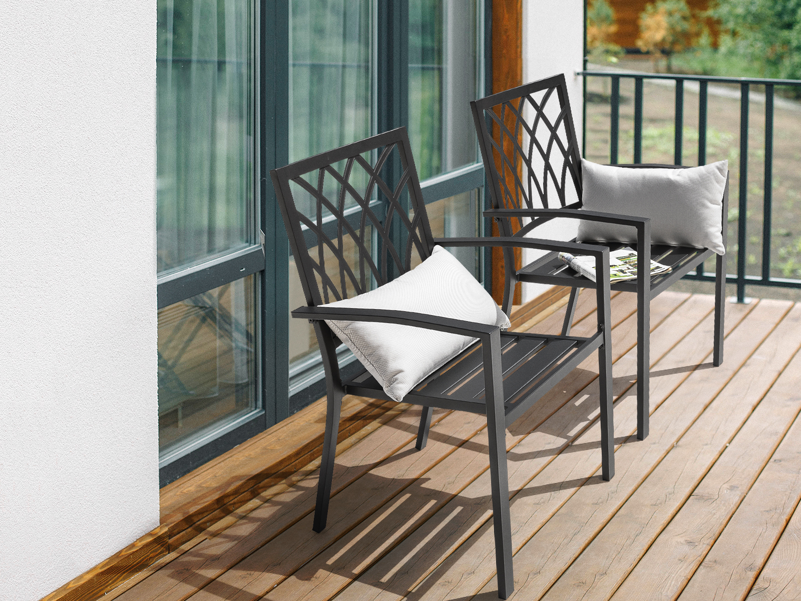 ナユタ and GALLERYカフェ　５点 セット Amazon.com: NUU GARDEN 5 Piece Outdoor Dining Set, Metal Patio