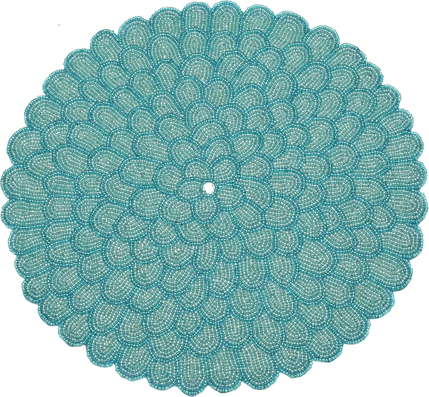 Farmhouse Beaded Placemats Set of 2 for Dining Table 13