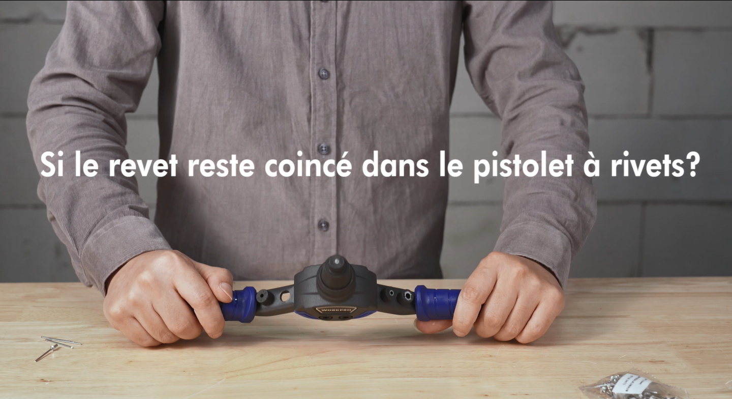 Pince à Rivets Pops 250 Rivets en Inox, Riveteuse à Double Poignées