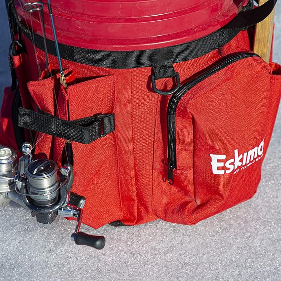 Eskimo 33540 Bucket Caddy,Black/Red