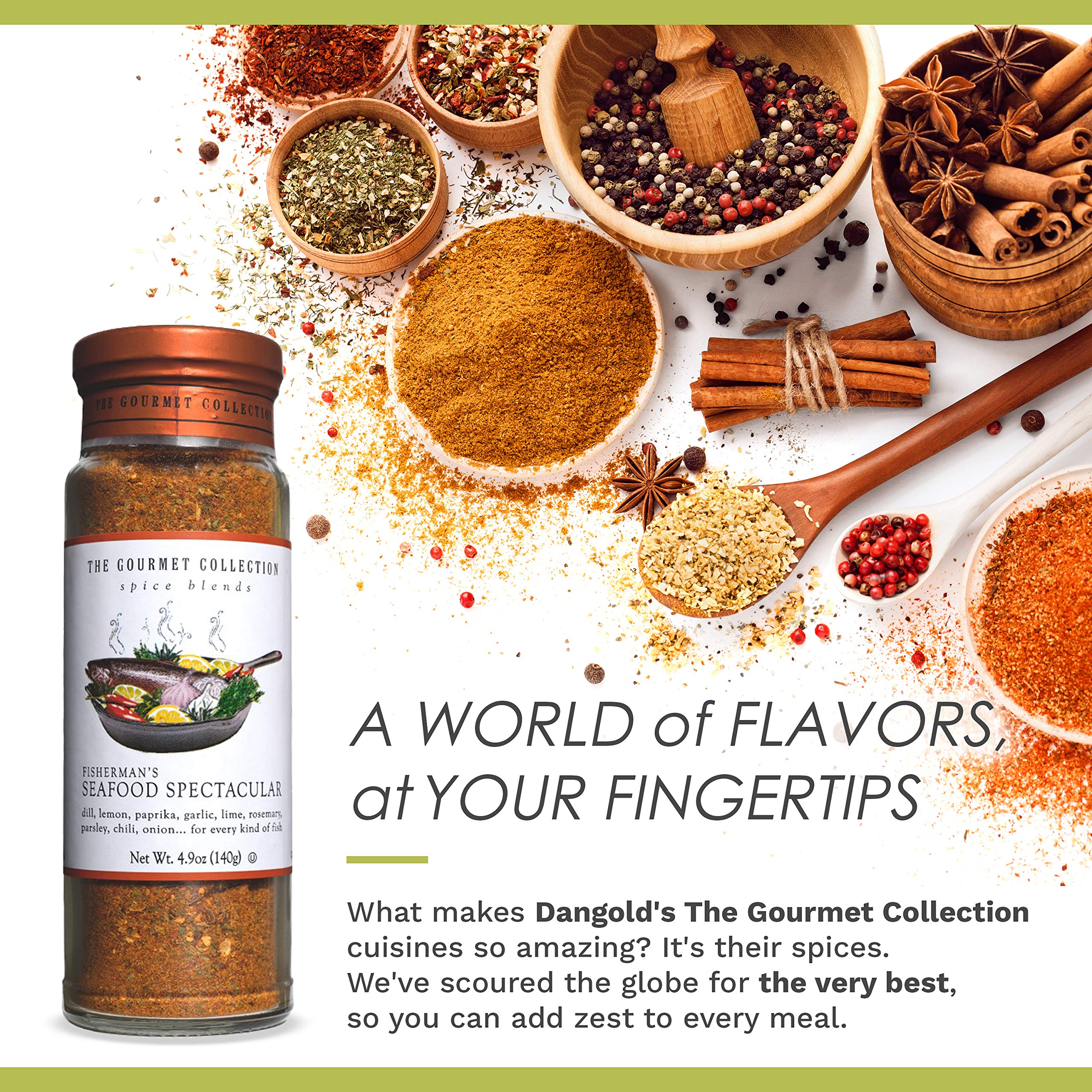 The Gourmet Collection Spice Blends, Fishermans Seafood Spectacular