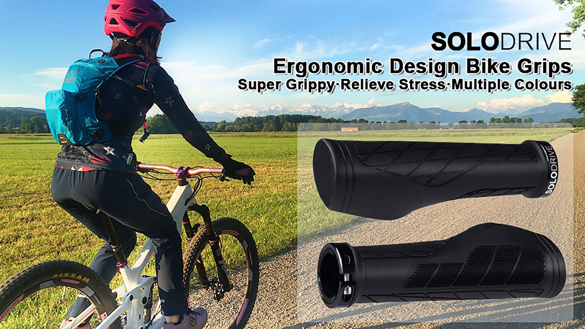 Amazon.com : SOLODRIVE Ergonomic Design Mountain Bike Grips, Comfortable Bicycle Handlebar Grips, Single Lock-on and Non-Slip MTB Handle, Fit MTB, E-Bike, Hybrid, Scooter (Black) : Sports & Outdoors Amazon.com : SOLODRIVE Ergonomic Design Mountain Bike Grips, Comfortable Bicycle Handlebar Grips, Single Lock-on and Non-Slip MTB Handle, Fit MTB, E-Bike, Hybrid, Scooter (Black) : Sports & Outdoors