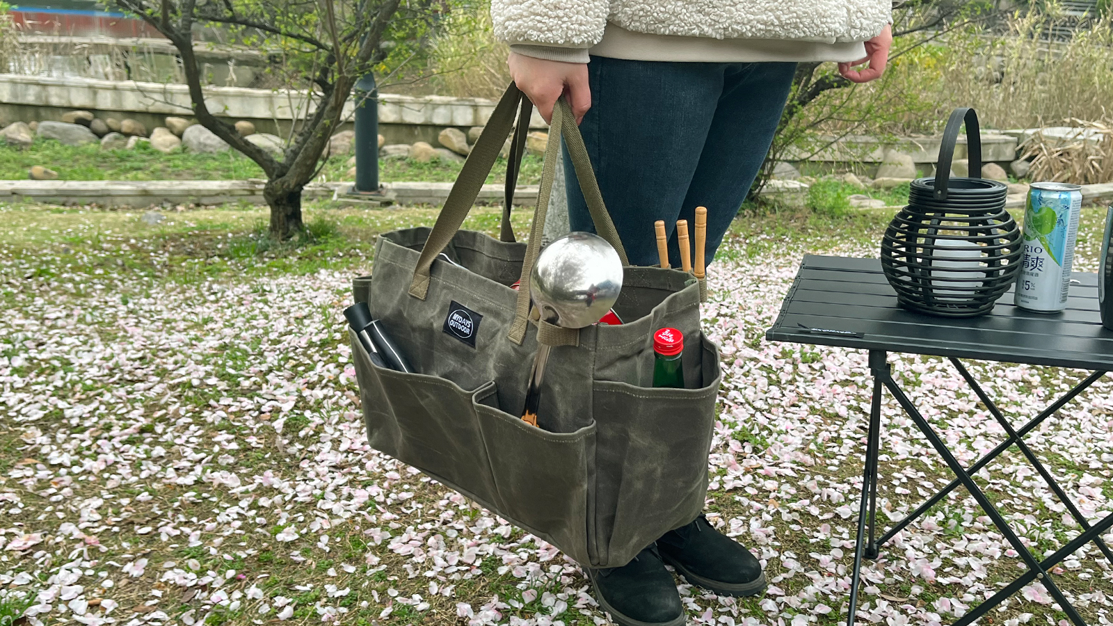 Amazon.com: MYDAYS OUTDOOR Portable Garden Camping Tool Storage