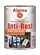 Rostschutzfarbe Alpina Metallschutzlack matt in Anthrazitgrau, 2,5L