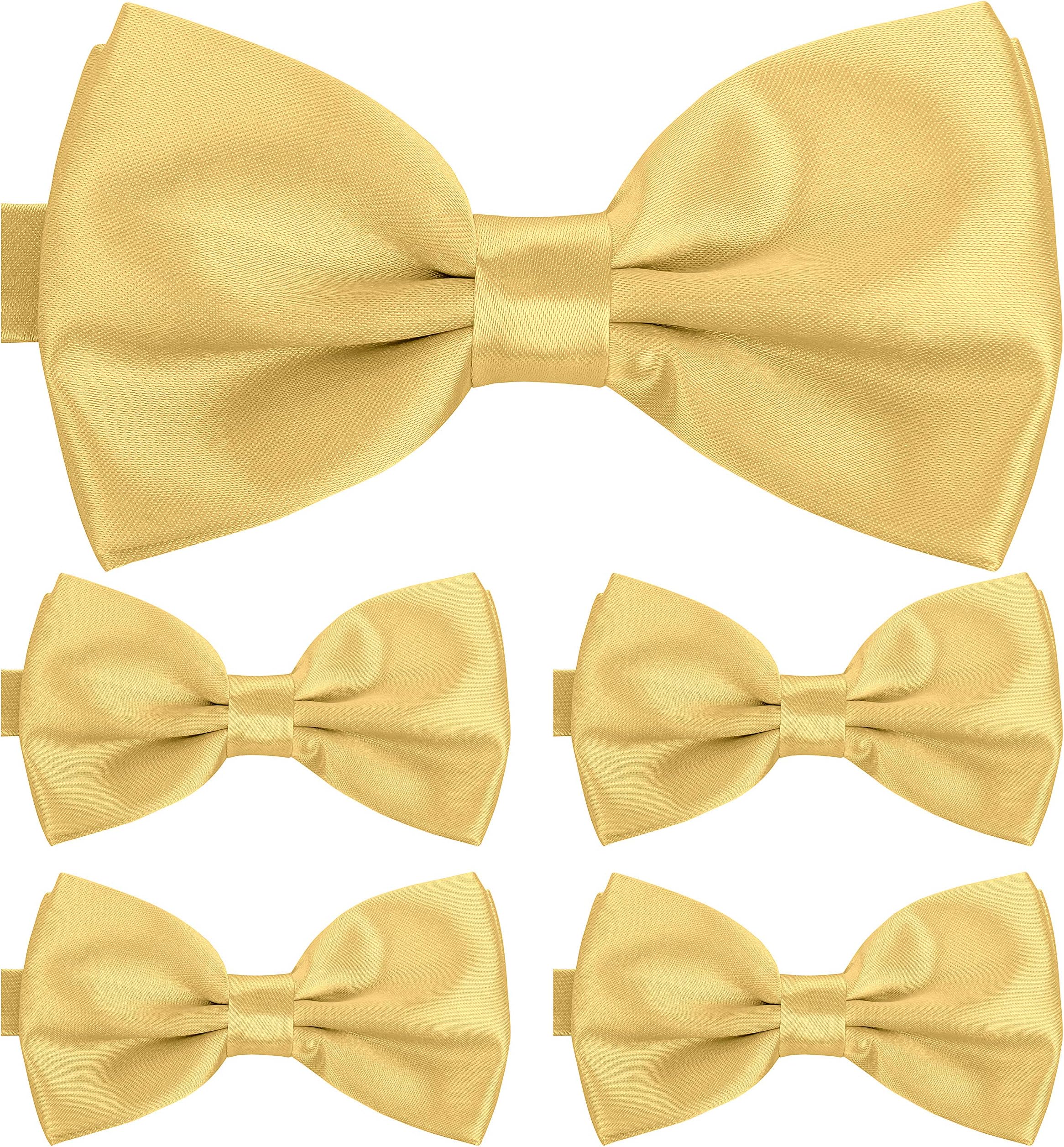 Men's Bow Tie Set of 5 Bow Tie for Men Suit Bowtie