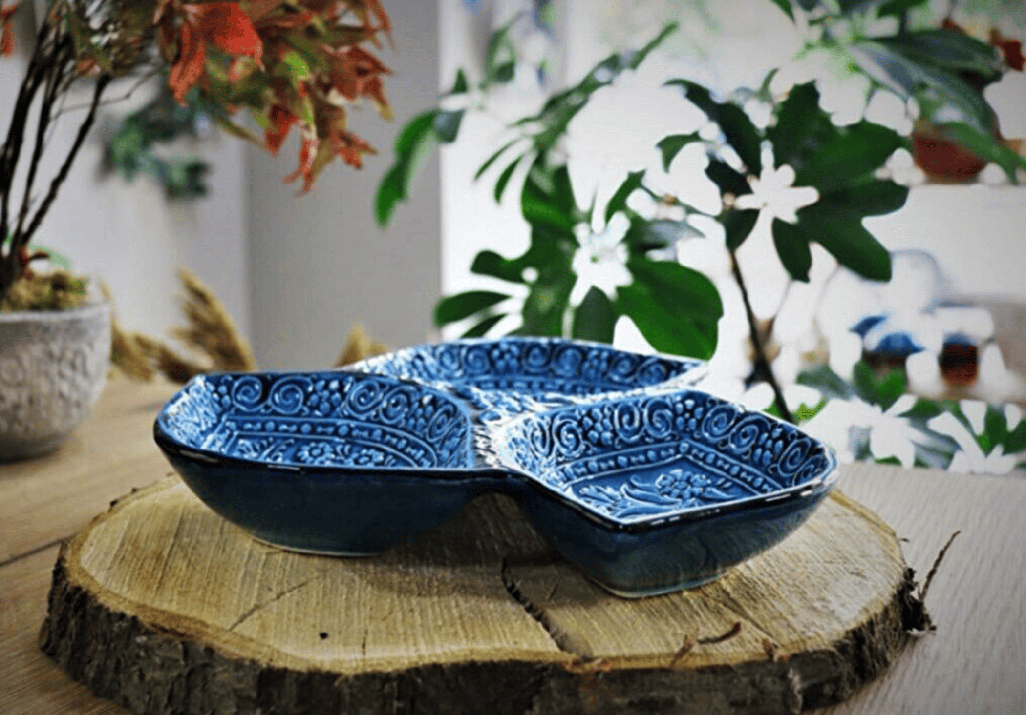 Amazon.com: LEMOSE Leaf Shaped Decorative Ceramic Appetizer Plate