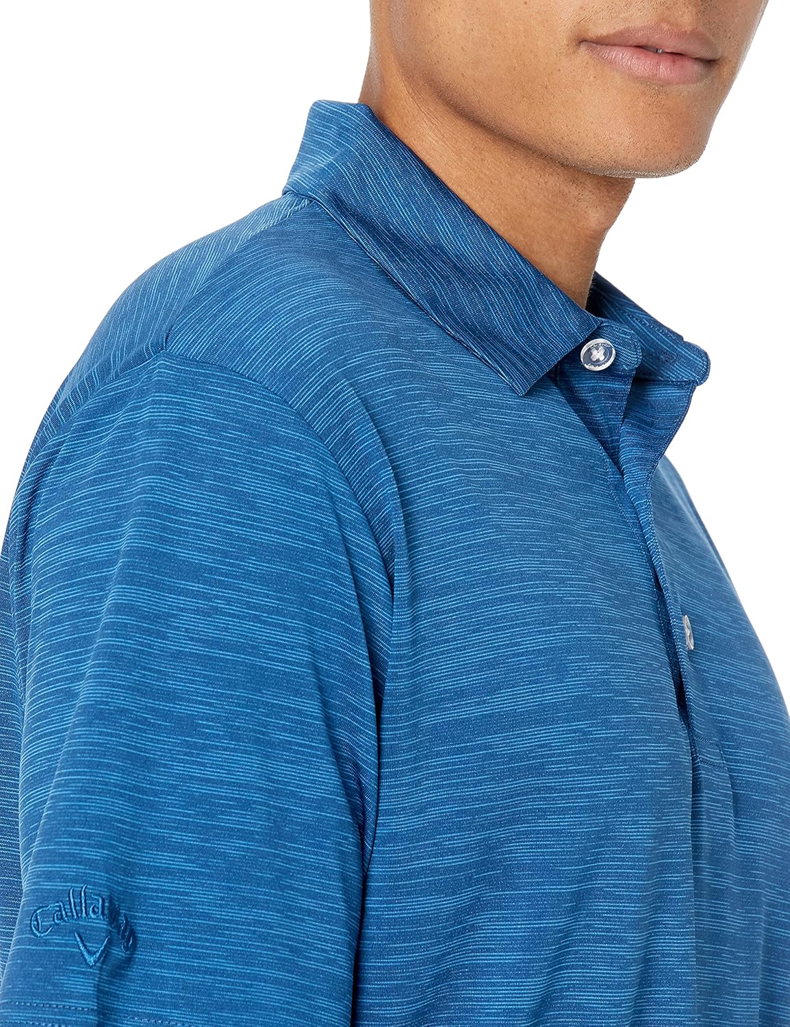 Callaway Mens Broken Stripe Polo Shirt - Image 3